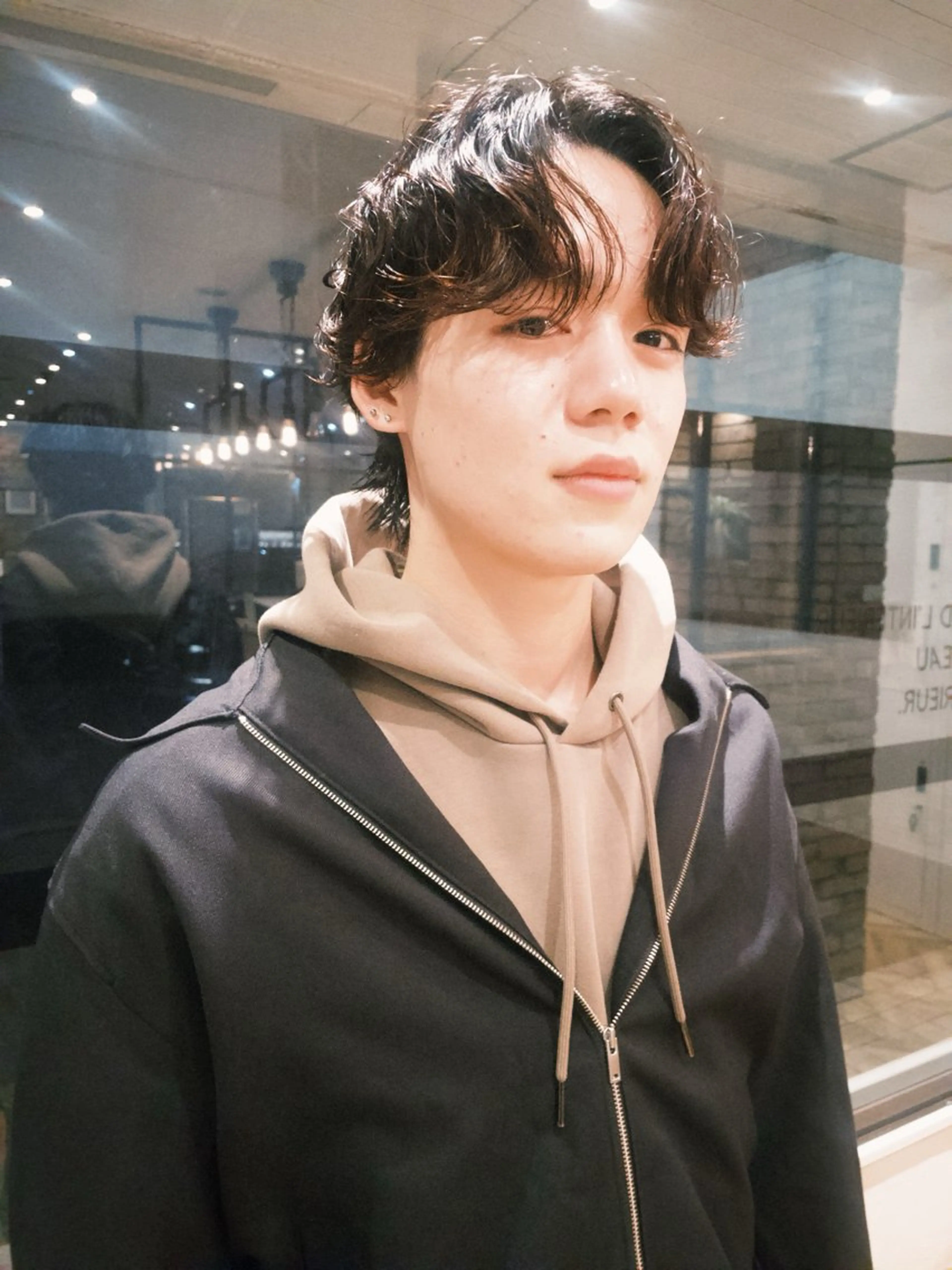 ショート カラー パーマ カット ヘアカラー パーマ GUESTs所属・優音 /YUi/パーマのヘアスタイル