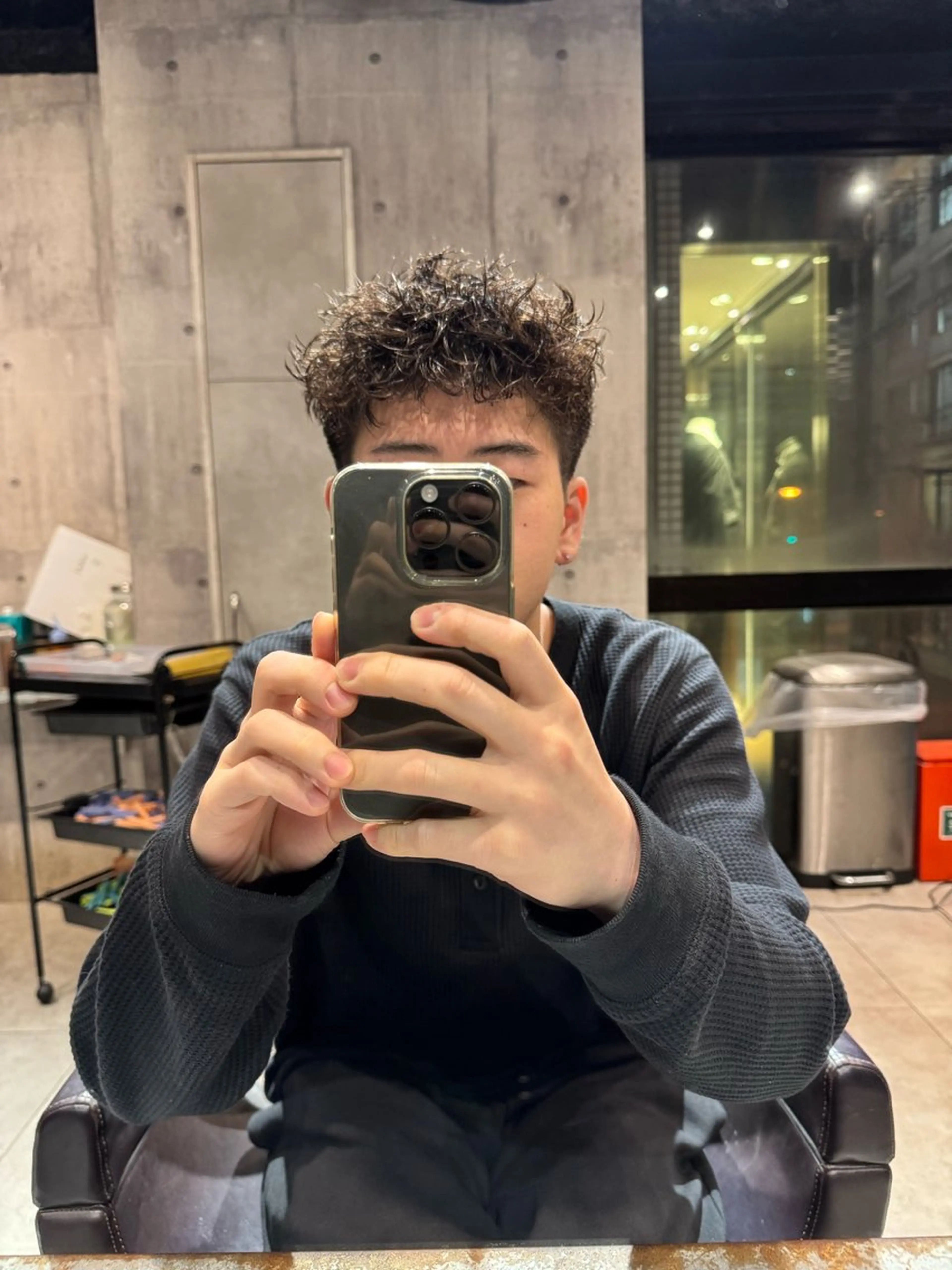 ショート パーマ メンズ スパイキーショート ショートヘア 佐竹 楓のヘアスタイル