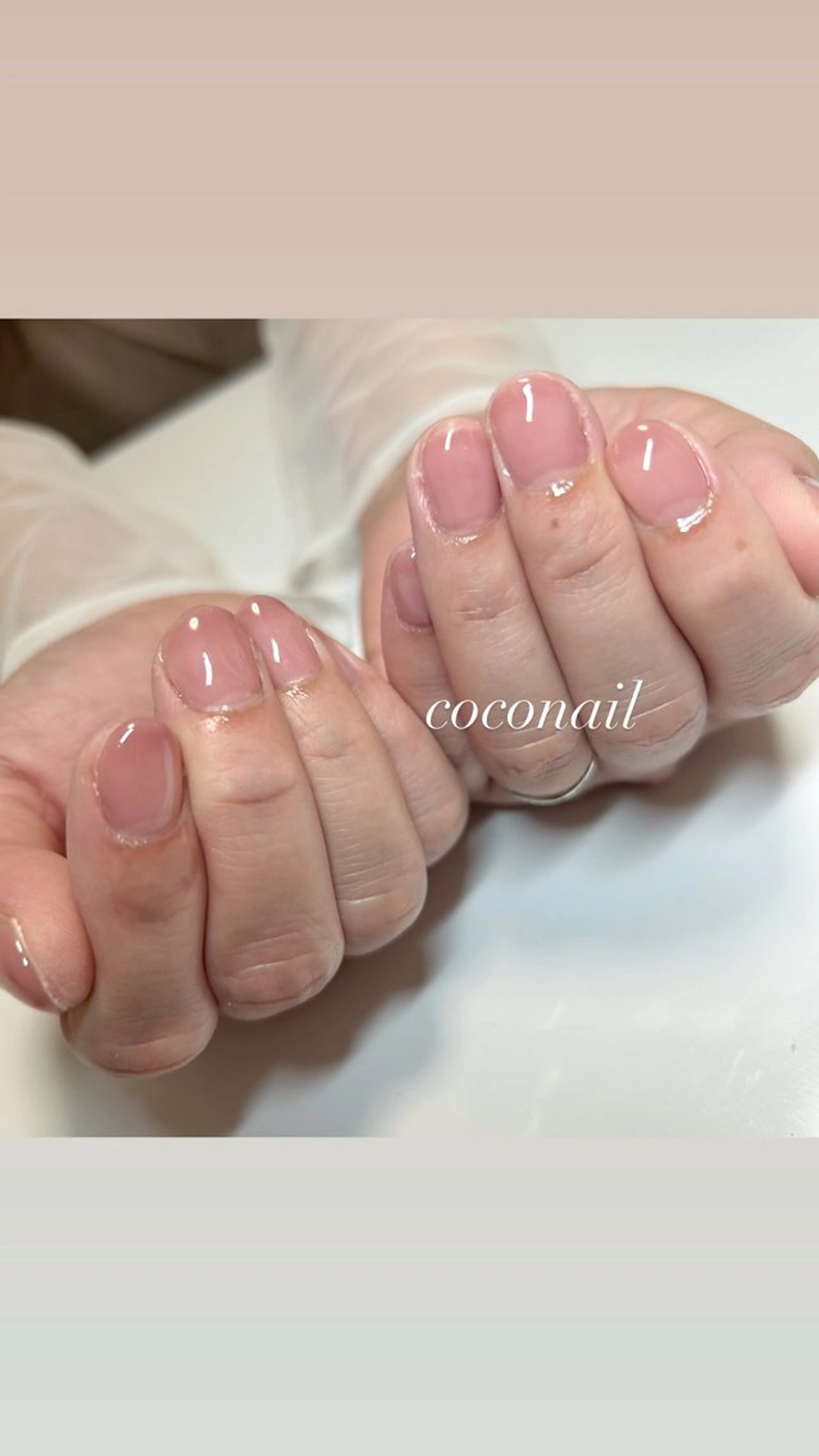 クリアネイルの写真