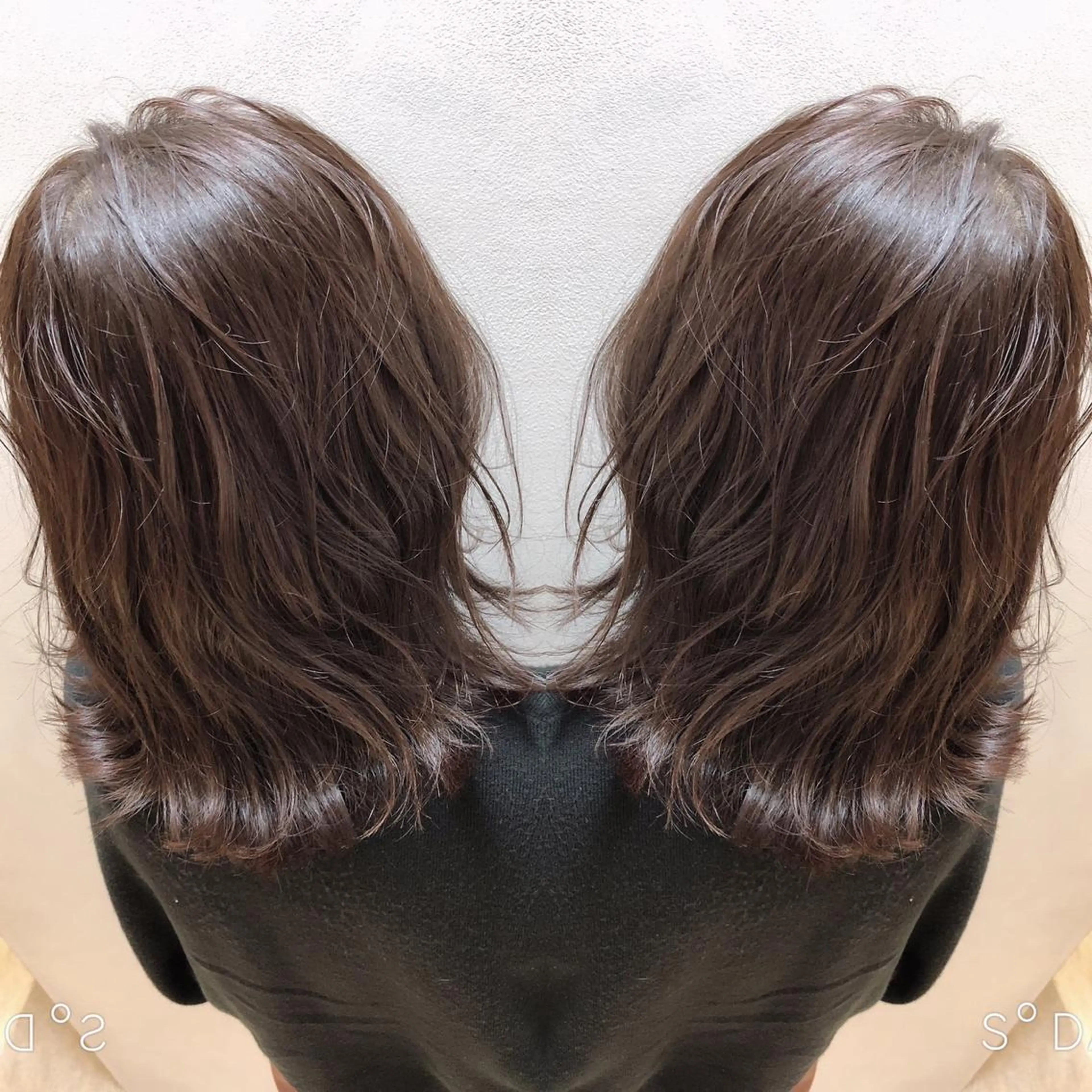 ミディアム カラー よしのり genieeのヘアスタイル