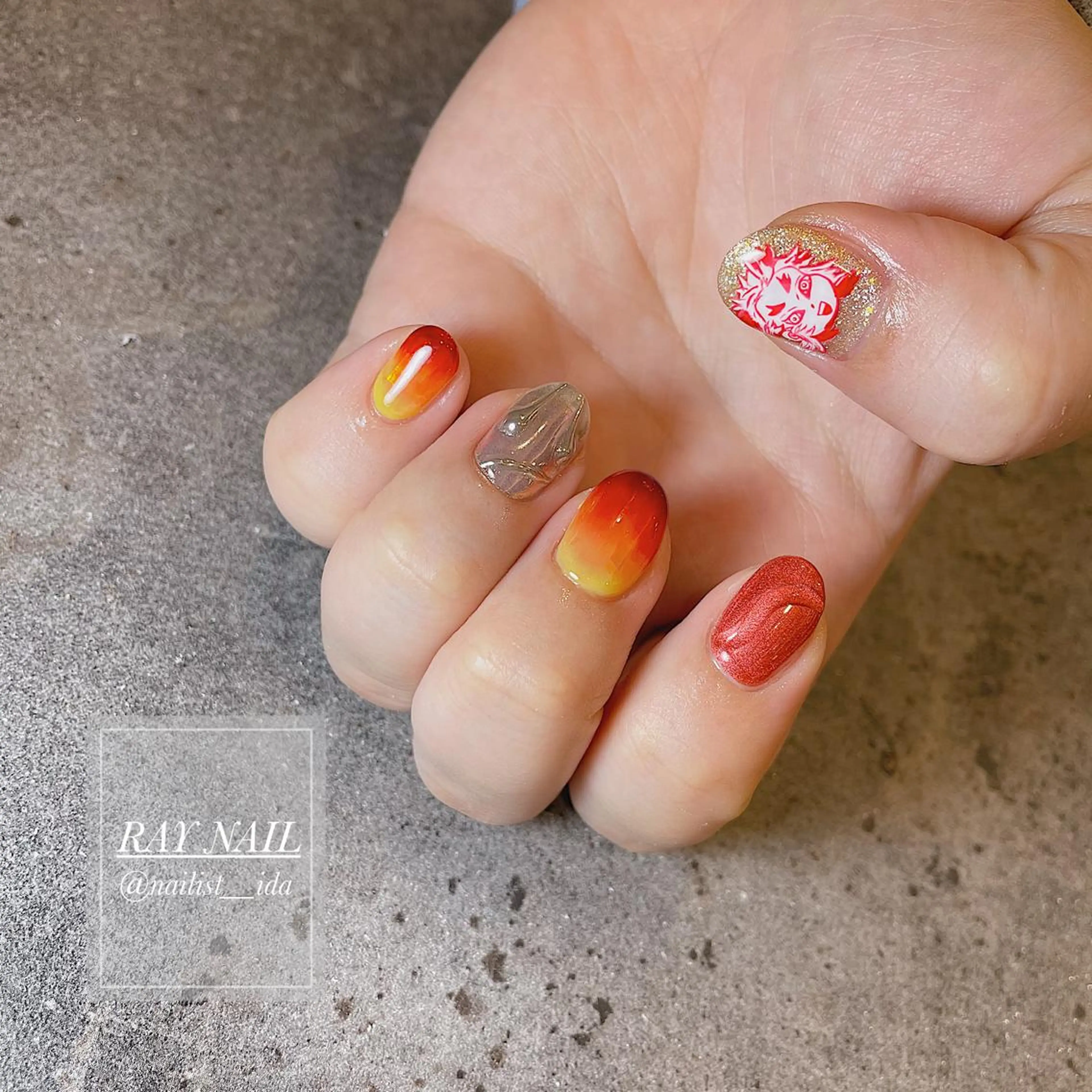 ネイル Arowa 伊田のネイルデザイン