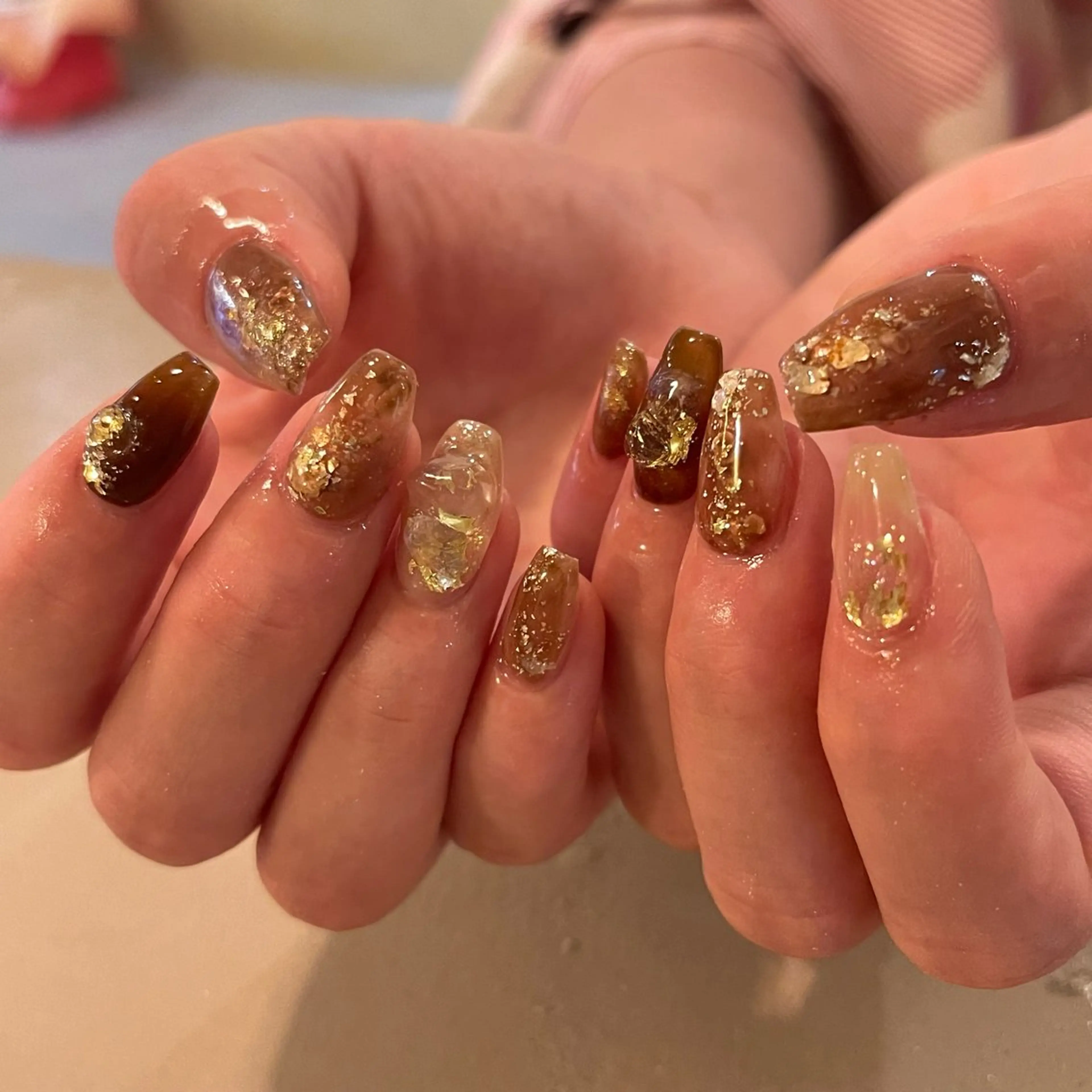 ネイル ハンドネイル らんまnail &Pearlセルフホワイトニング所属・Ranma beautyのネイルデザイン