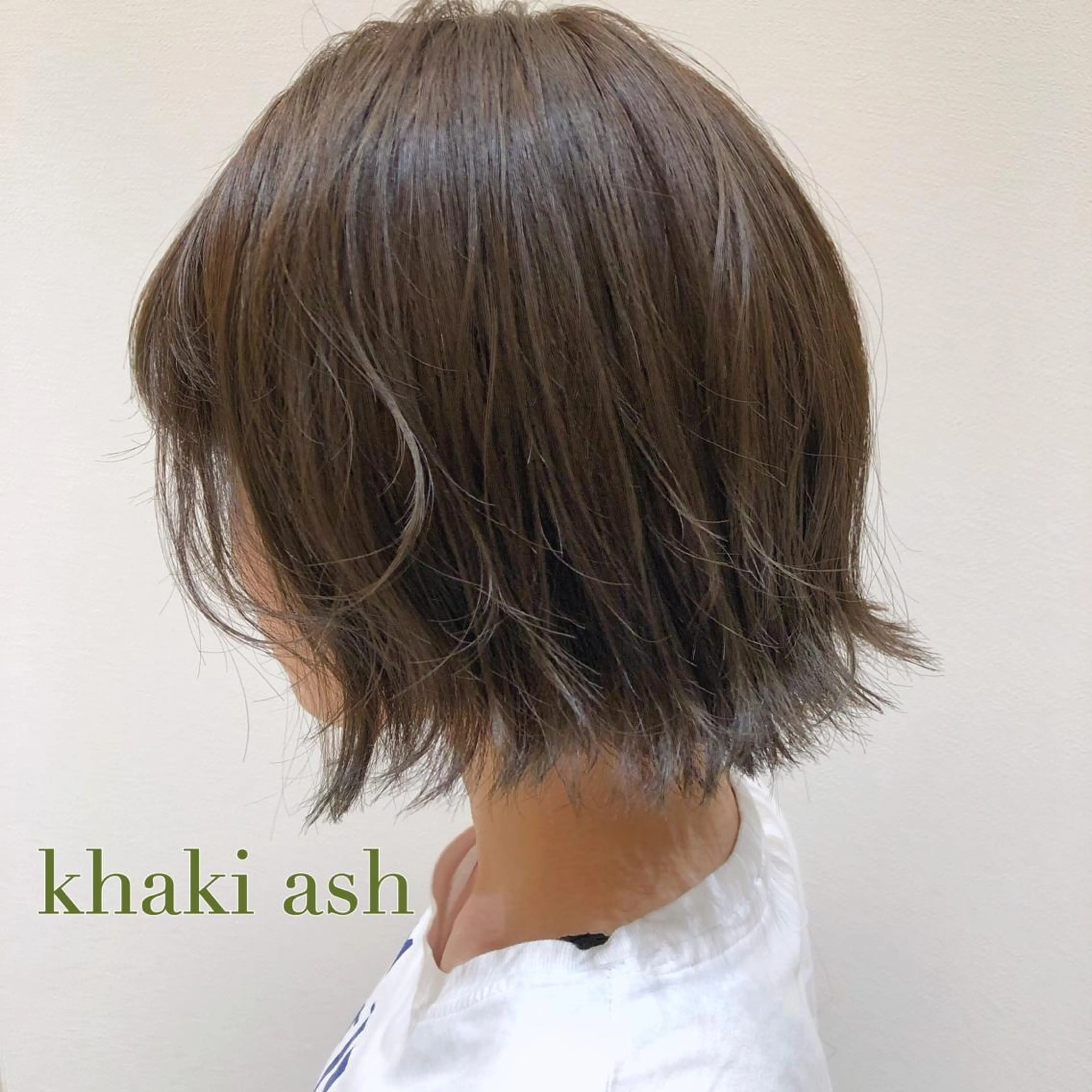 ショート カラー アッシュ ベージュカラー BELLA/天王寺/ 似合わせ/木浦心のヘアスタイル
