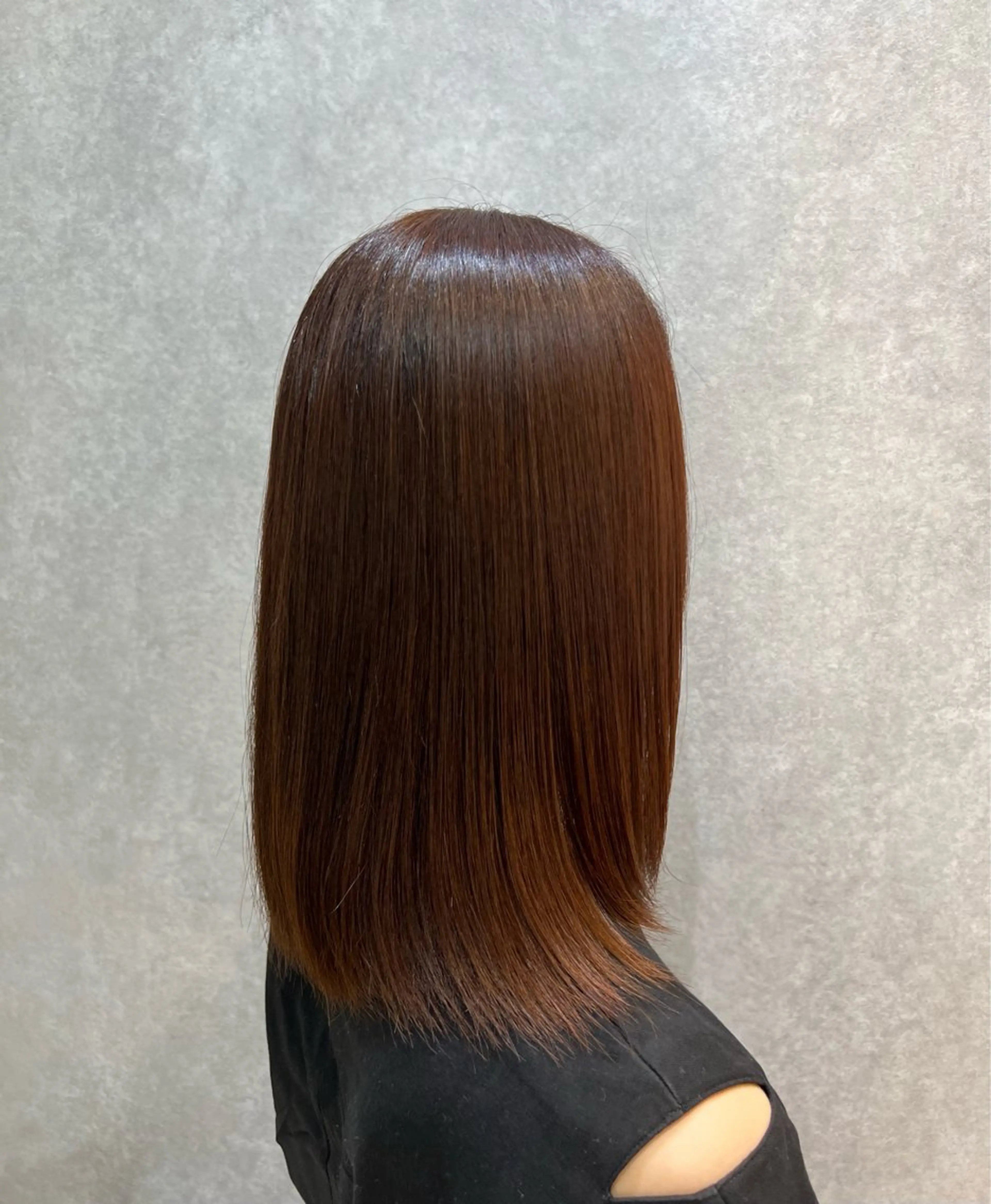 ミディアム カラー オレンジ 🎀Ash miu🎀のヘアスタイル