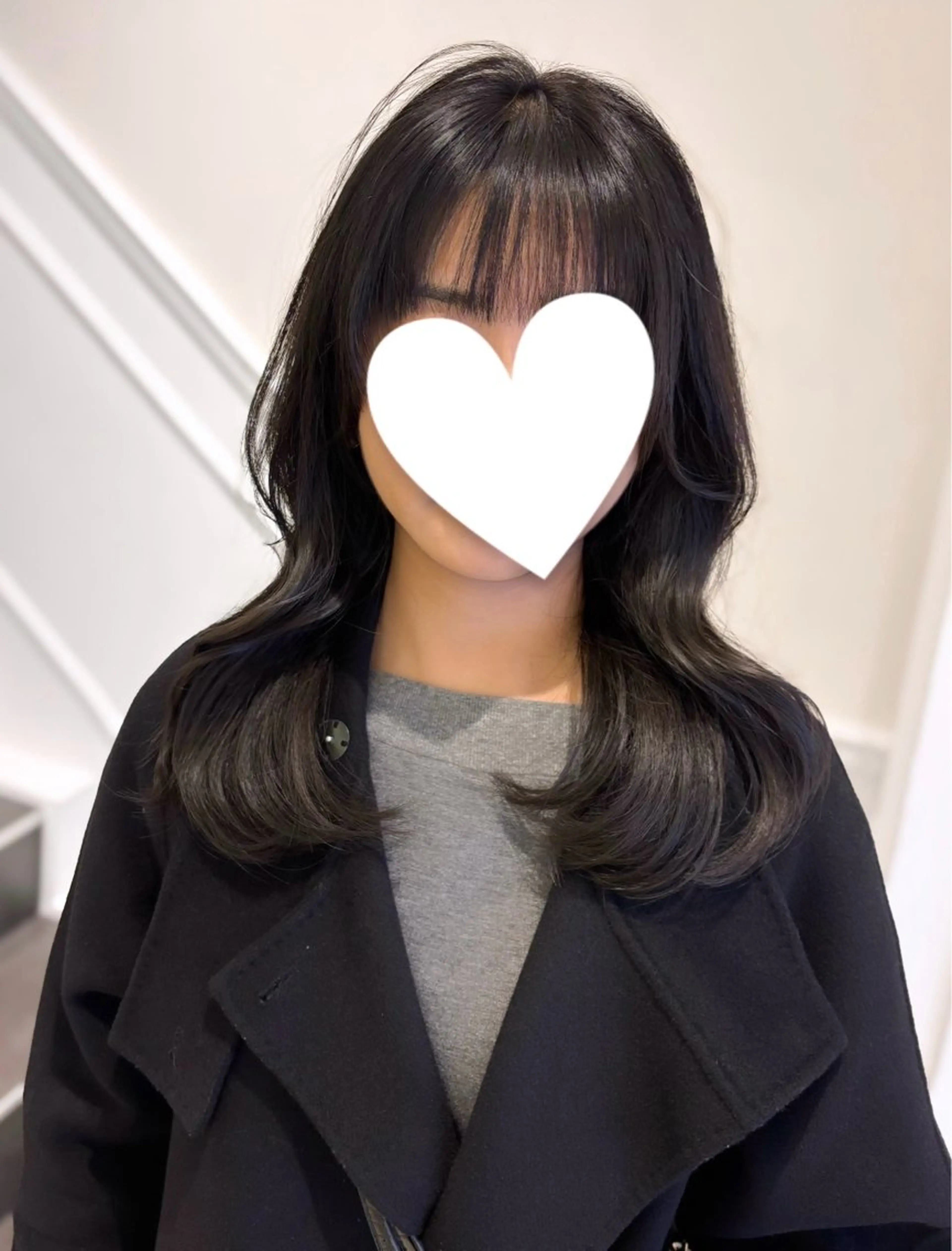 ロング カラー 透明感カラー グレージュ 韓国風ヘア カット ヘアカラー トリートメント 艶髪ハイトーン/ レイヤー/yuiのヘアスタイル