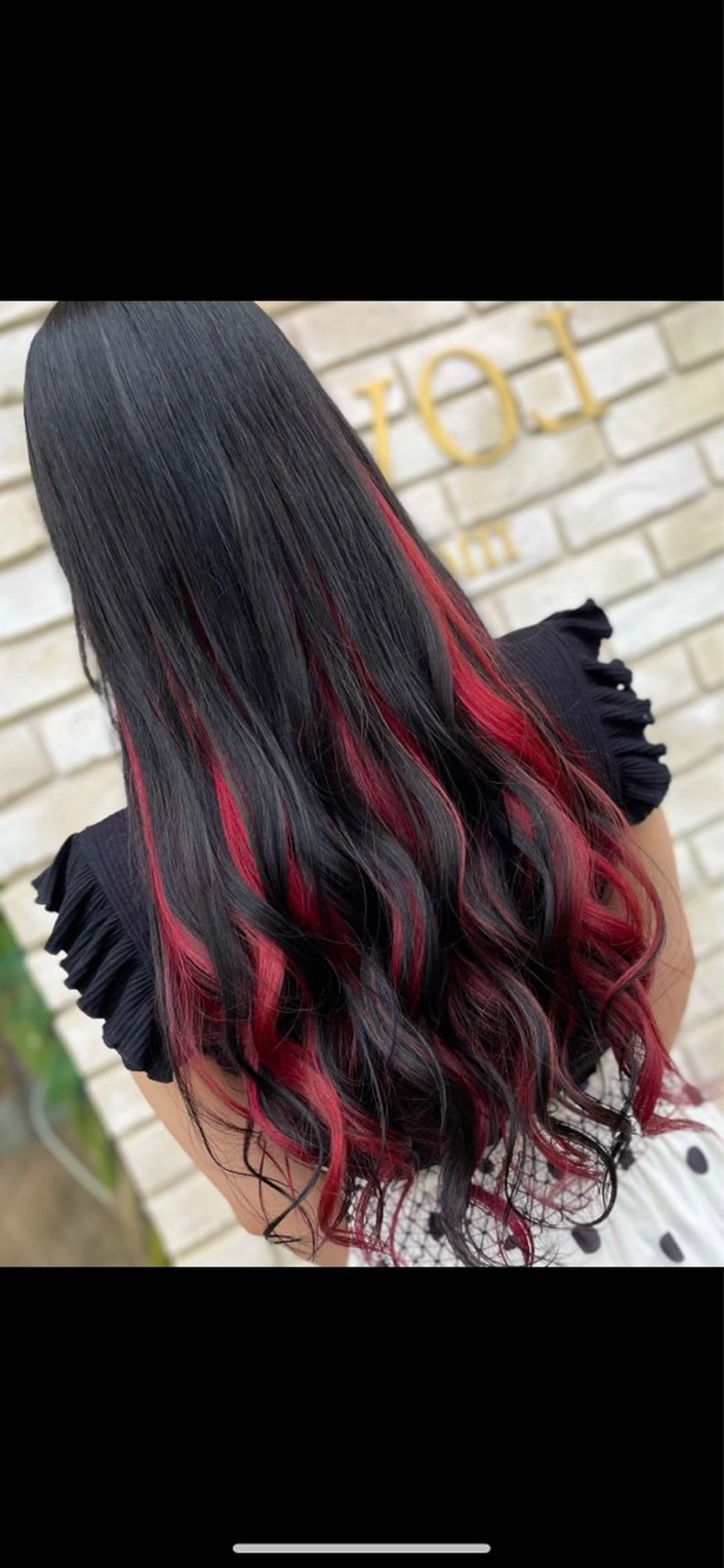 ロング 倉林隆一🐈 ダブルカラー/艶髪のヘアスタイル