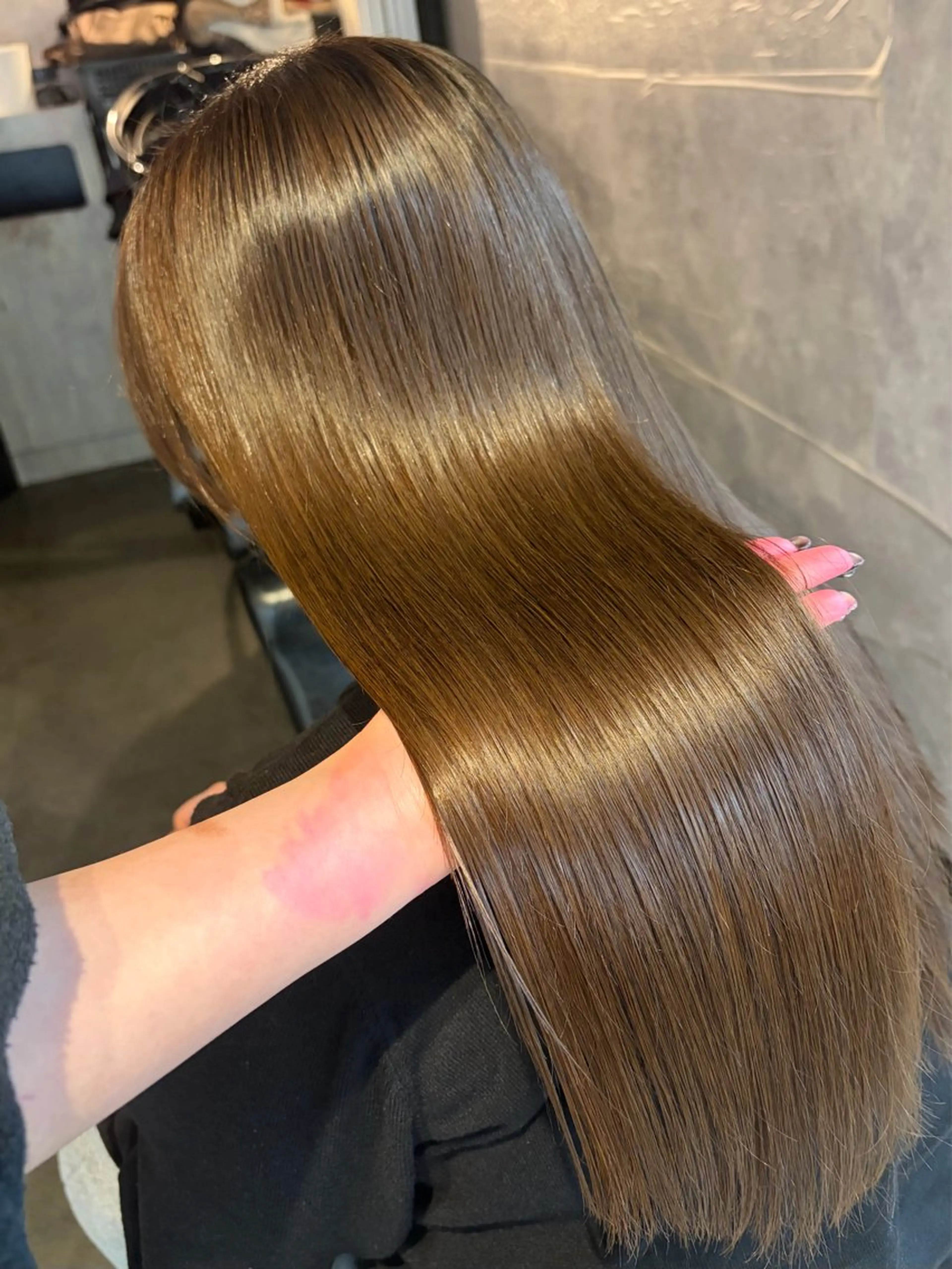 ロング カラー カット ヘアカラー 🩶mana🩶艶髪 /カラーオンカラーのヘアスタイル