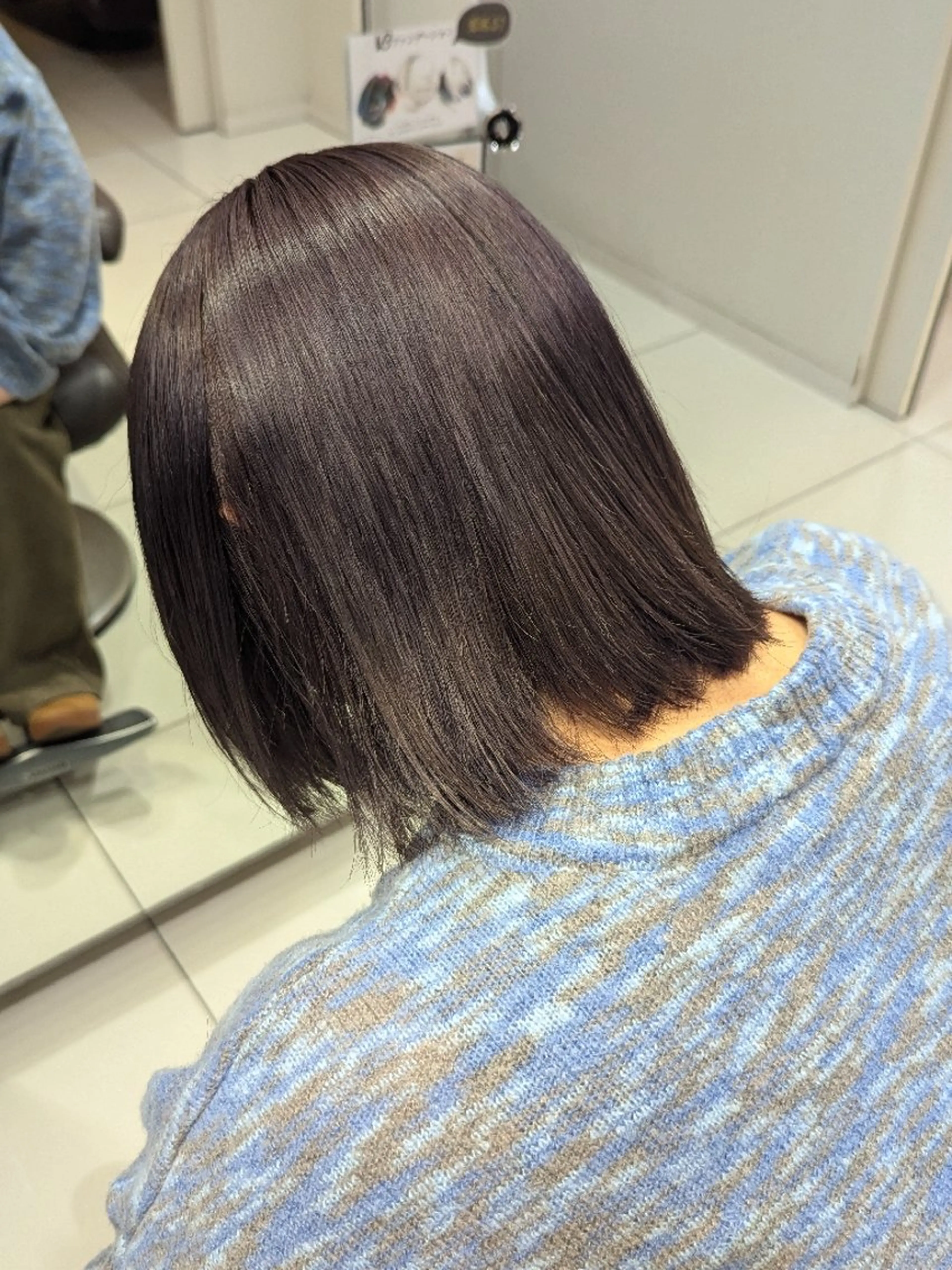 ミディアム ヘアカラー トリートメント 髪質改善/お呼ば れヘア/透明感カラーのヘアスタイル