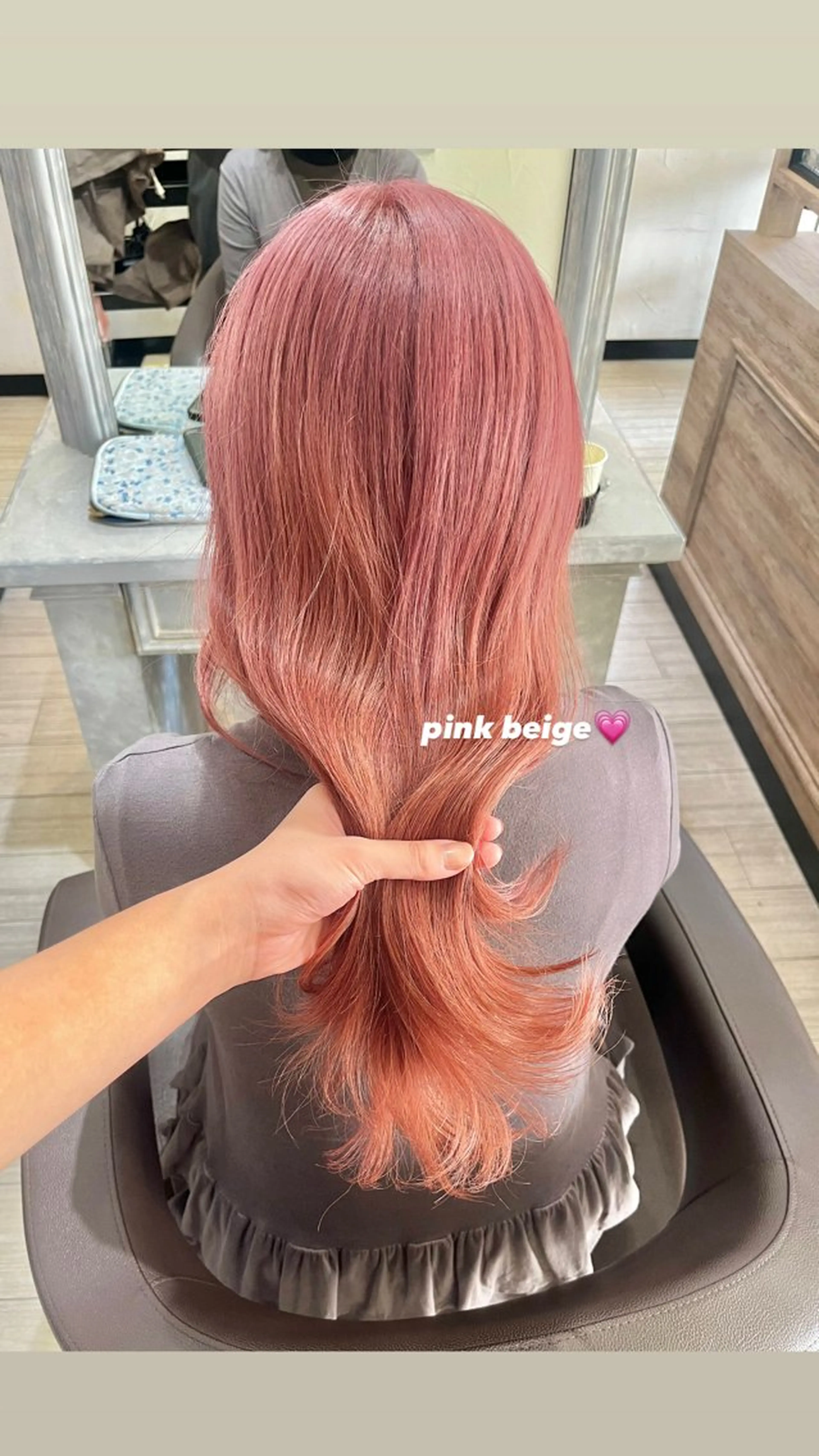 セミロング カラー ヘアカラー トリートメント ブリーチなしダブル カラー/なぎ🦖ᩚのヘアスタイル