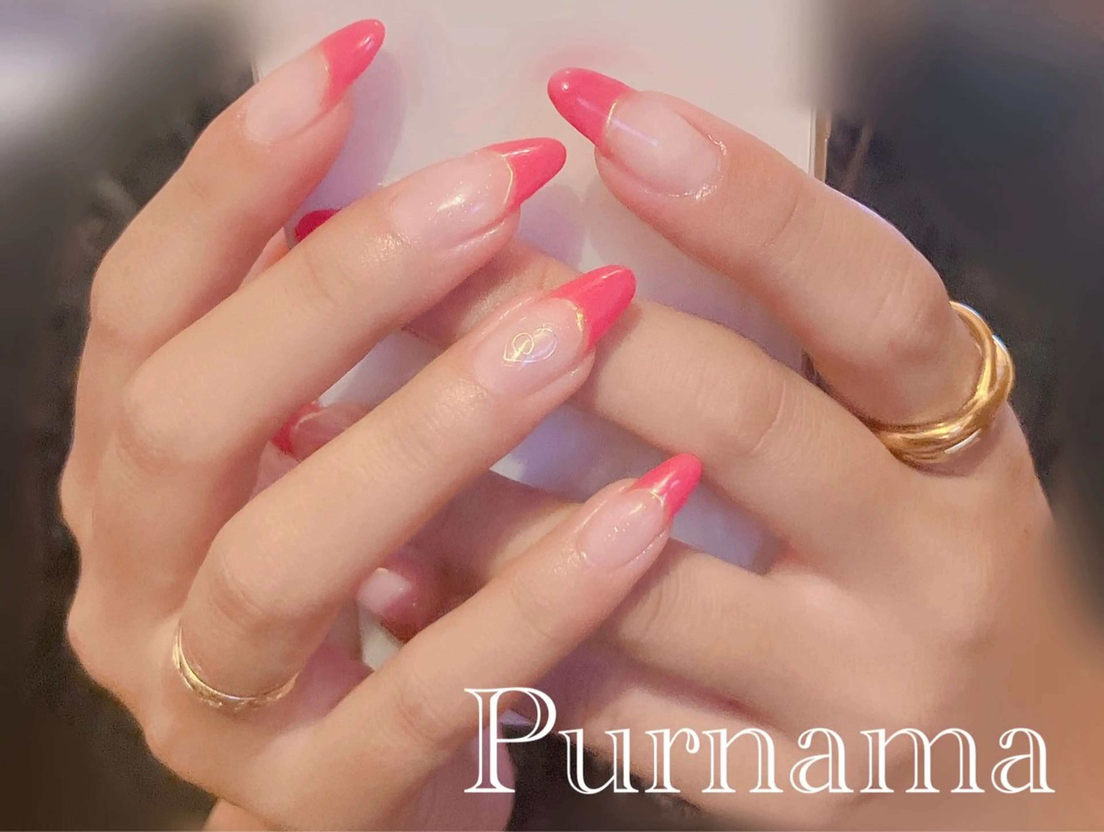 ネイル ハンドネイル Purnama(ﾌﾟﾙﾅﾓ)所属・Purnama あきのネイルデザイン
