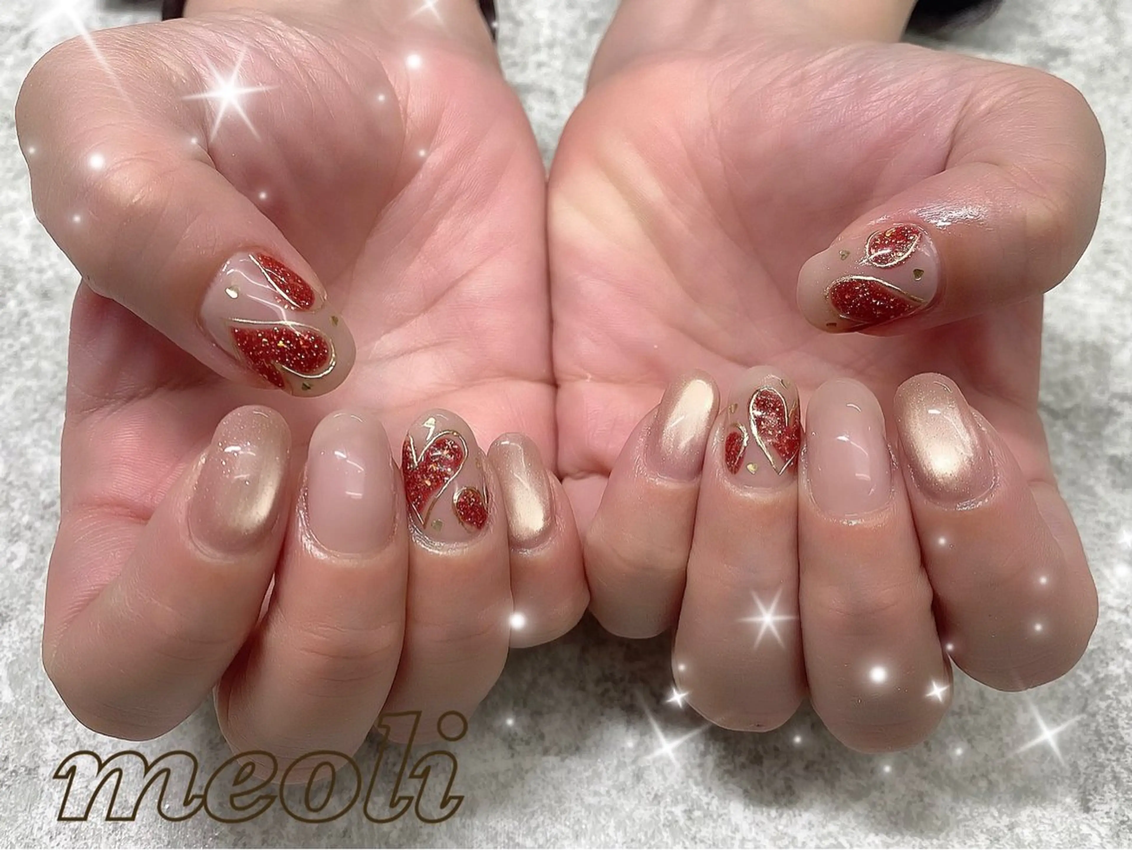 ネイル ハンドネイル nail salon meoli メグのネイルデザイン