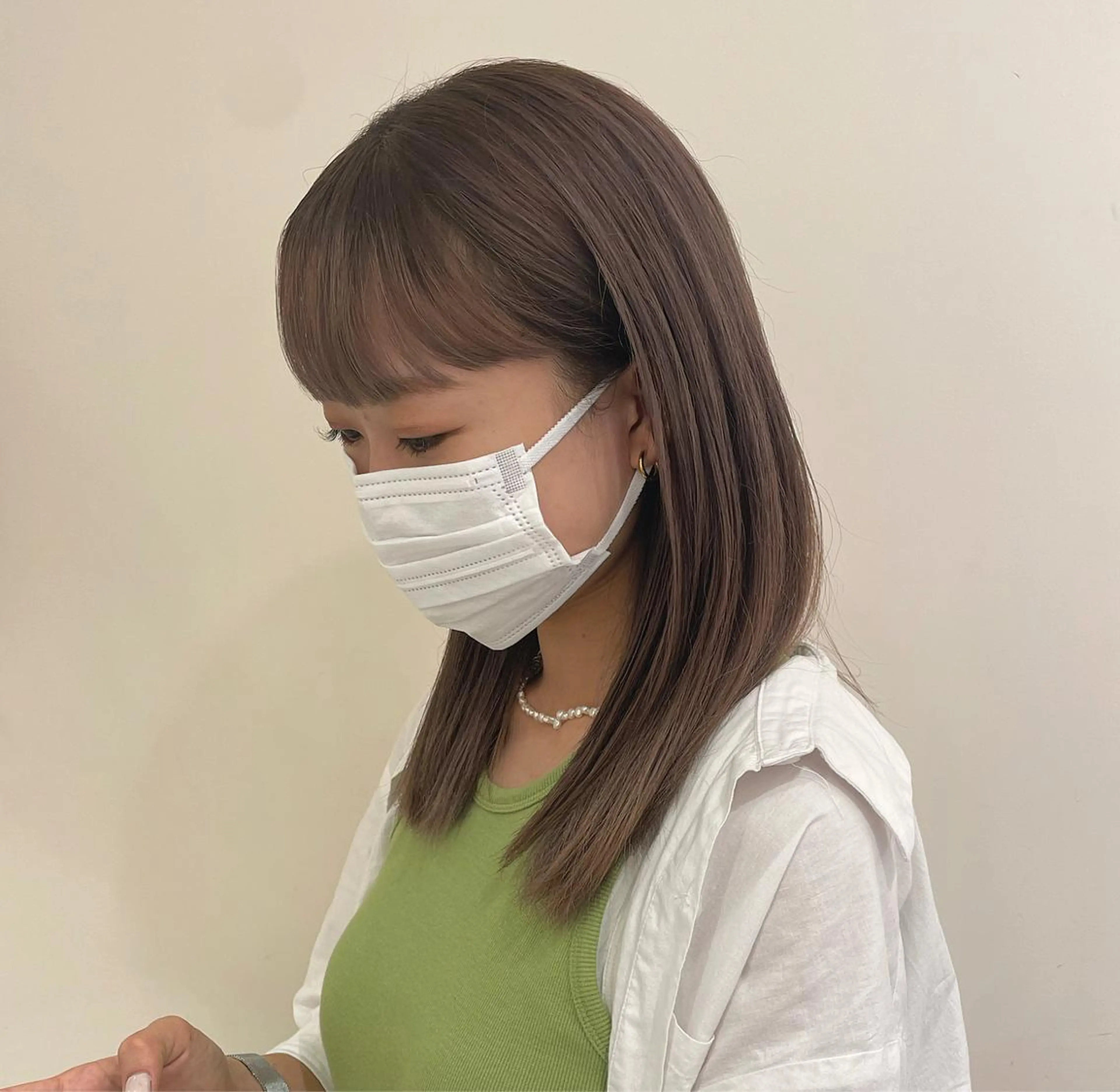 セミロング カラー THE SALONS 渋谷246店所属・HCA studioのヘアスタイル