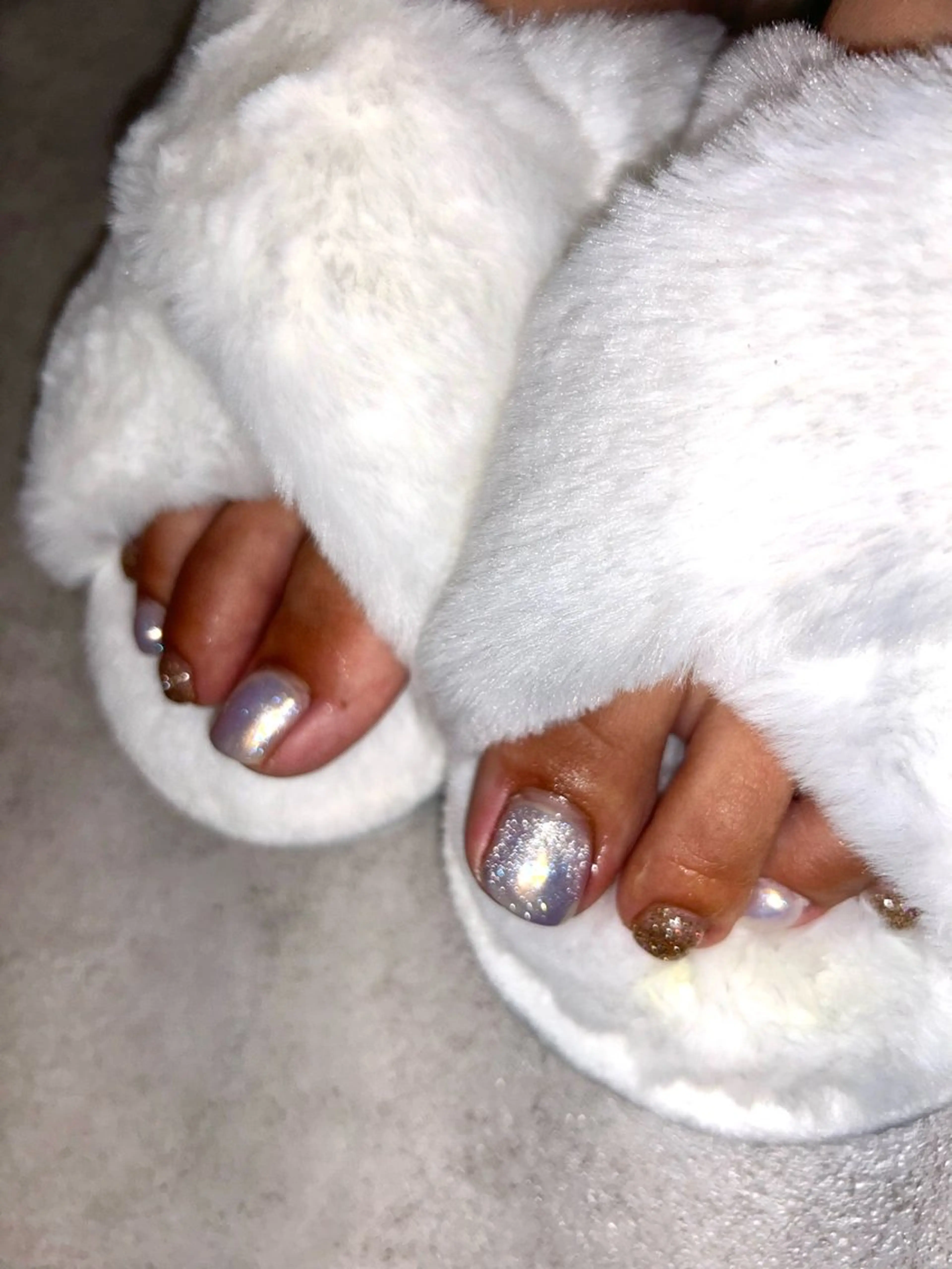 フットネイル【ワンカラー】2色まで選べます♪の写真