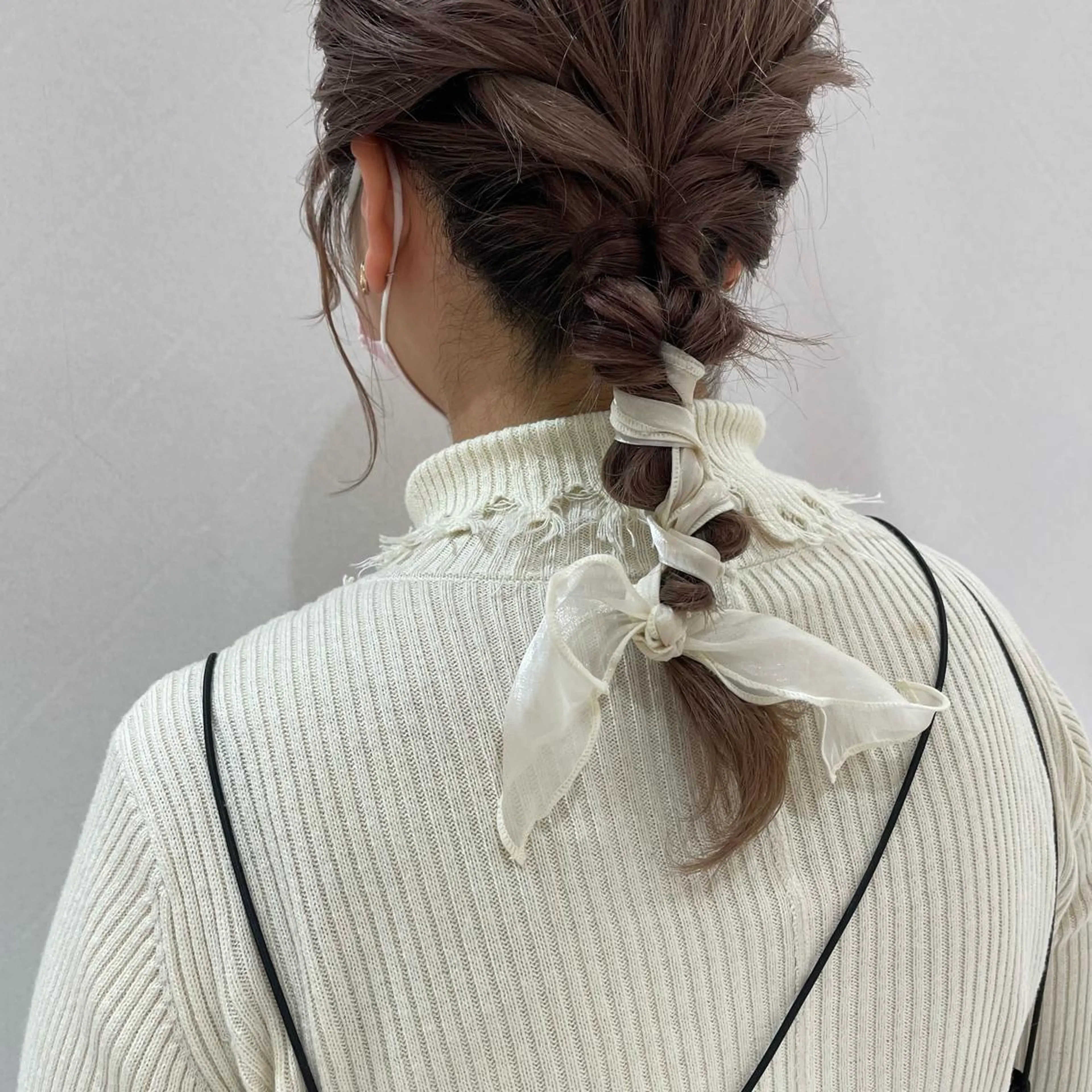 ロング ヘアアレンジ ヘアセット レイヤーカット/ ハイトーンchimiのヘアスタイル