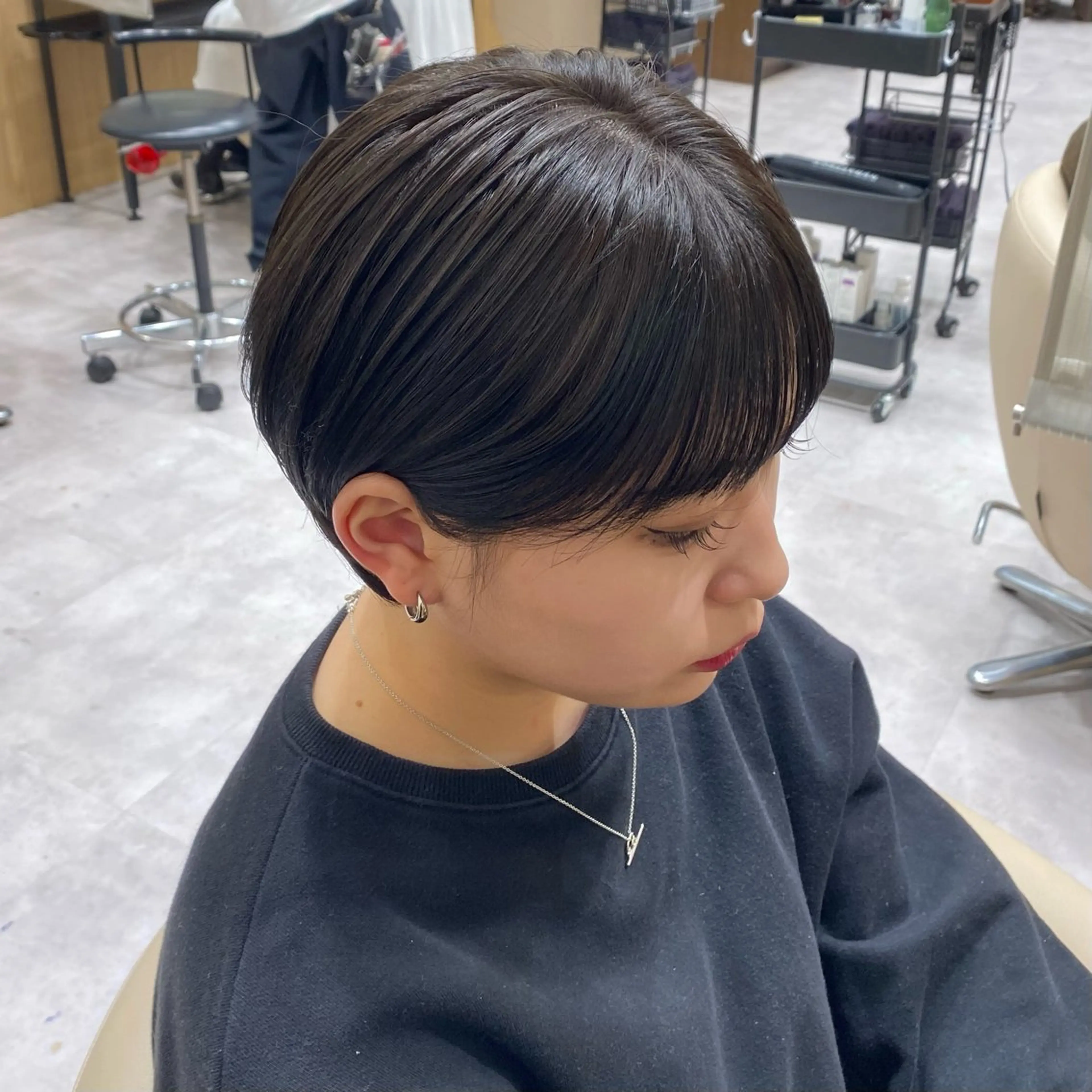 ショート カラー UNIX所属・村上翼/ハンサム ショート/パーマのヘアスタイル