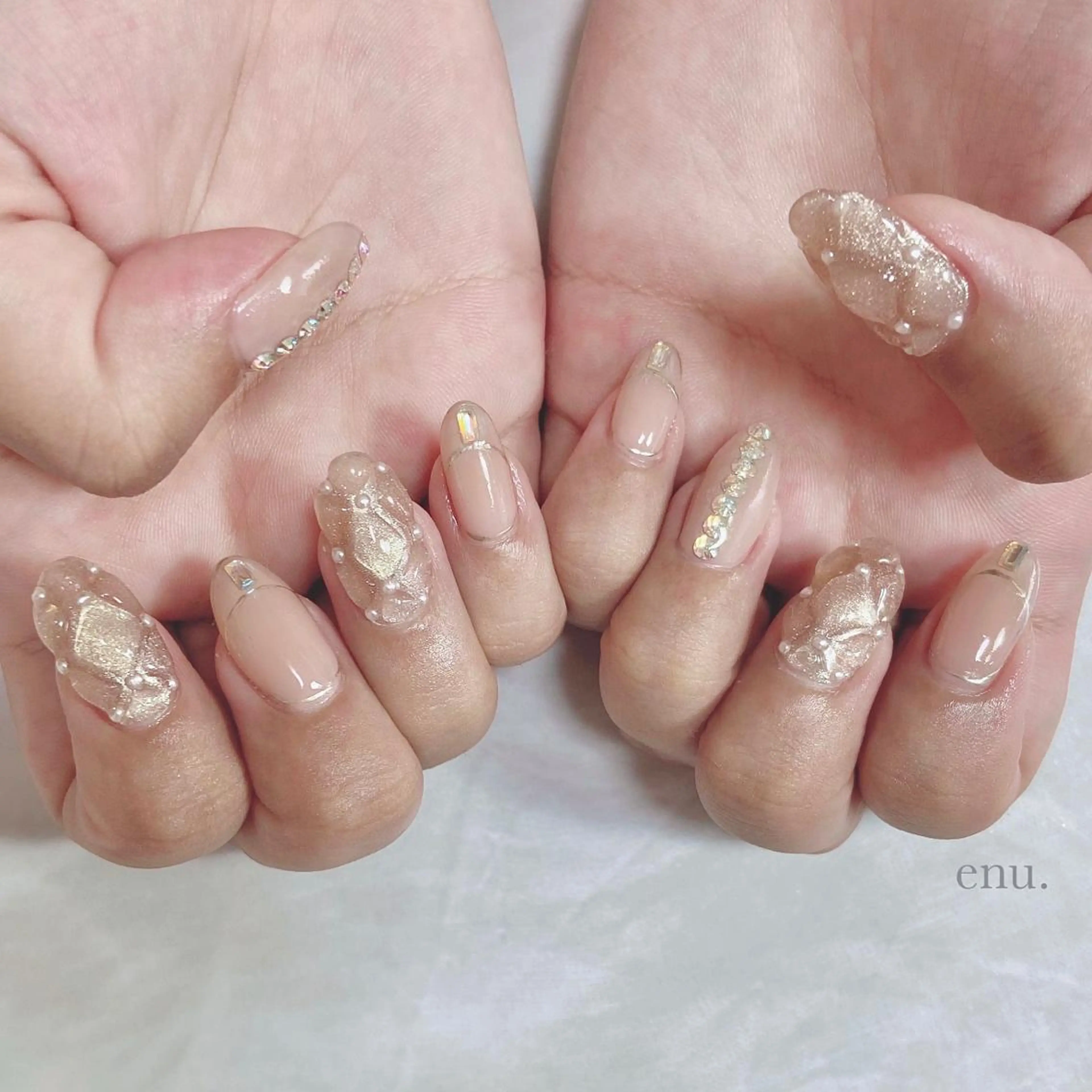 ネイル ハンドネイル enu. nanakoのネイルデザイン