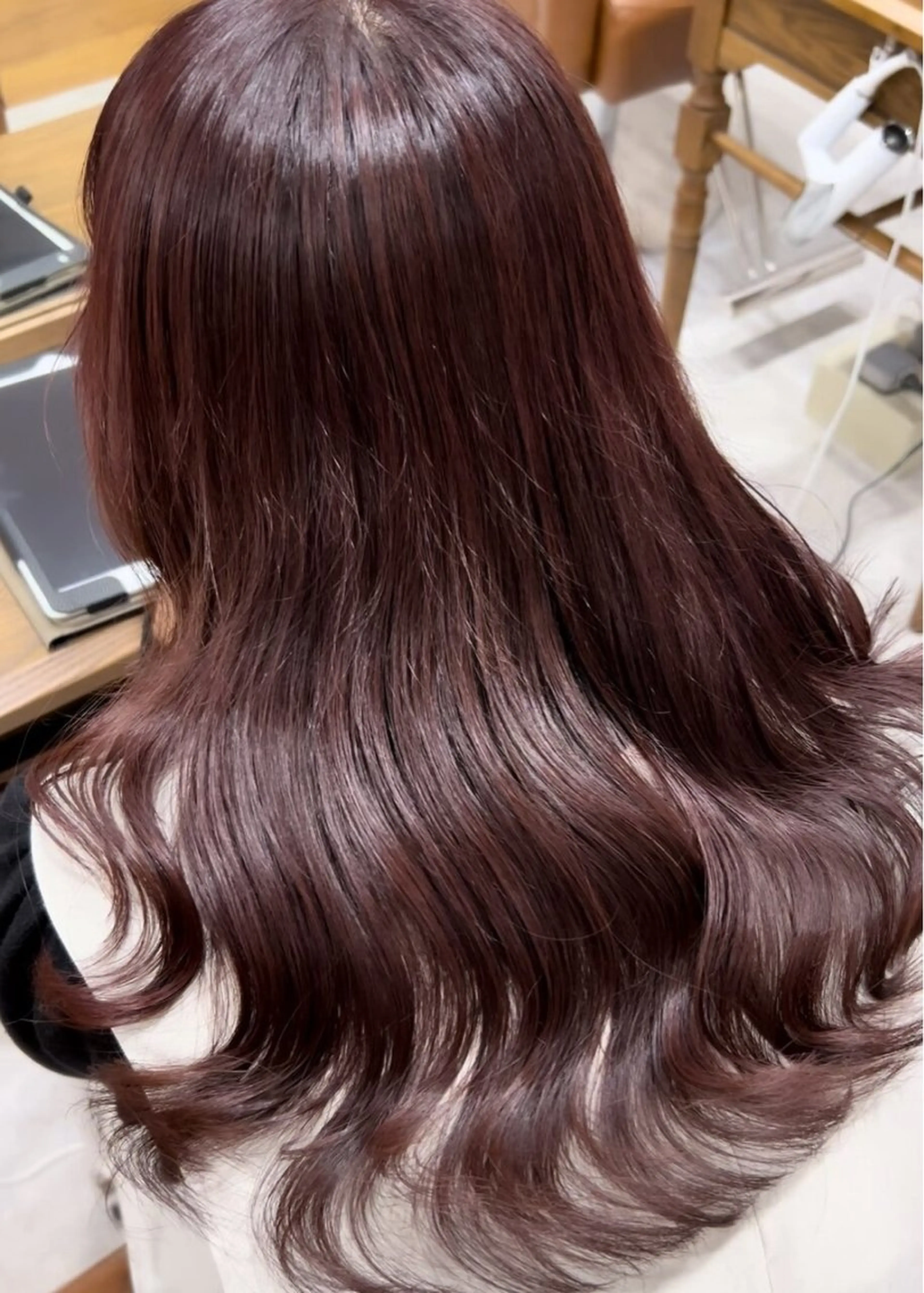 ロング カラー レイヤーカット カット ヘアカラー 原田 健斗のヘアスタイル