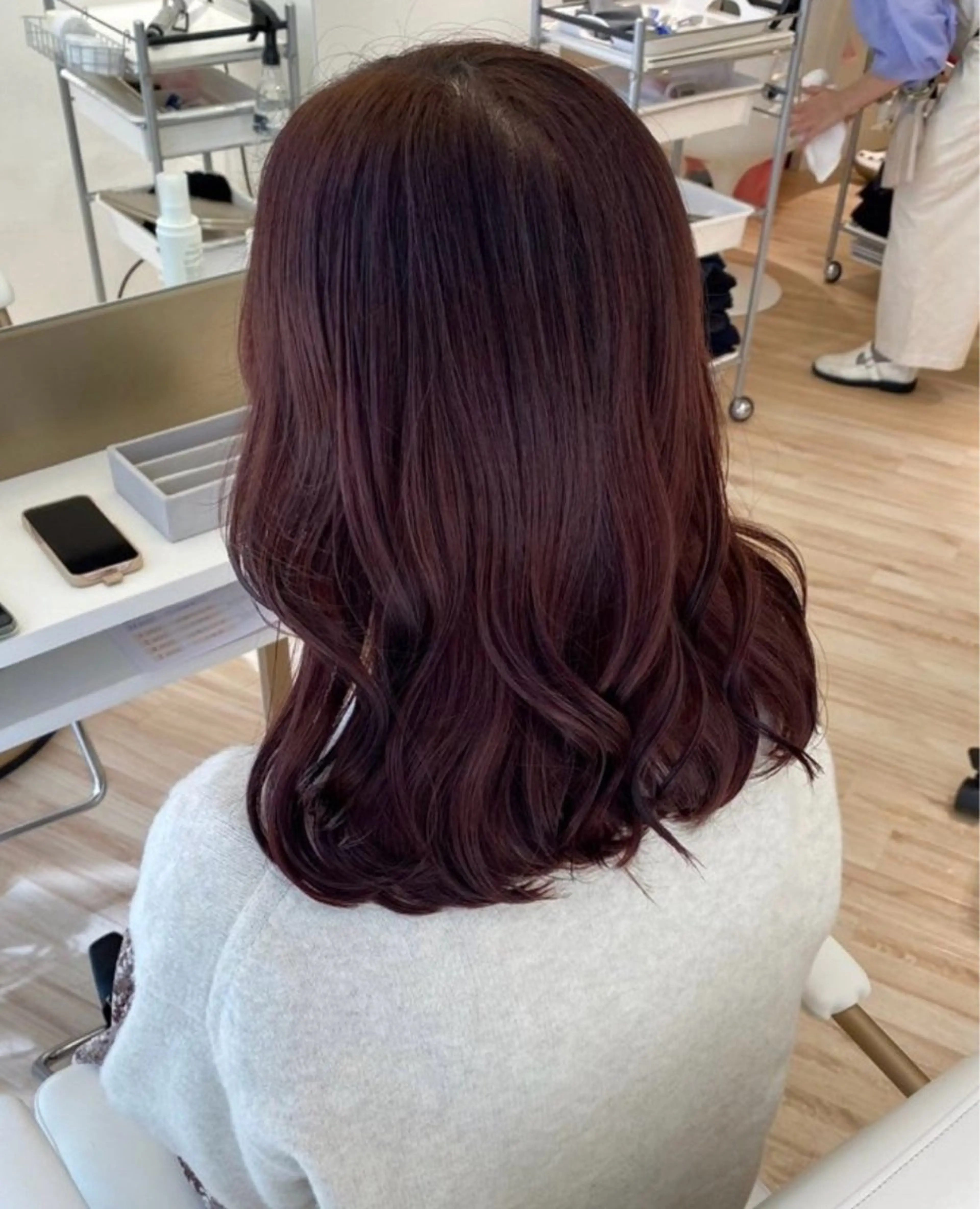 セミロング カラー 今井 愛歩のマツエク・マツパデザイン