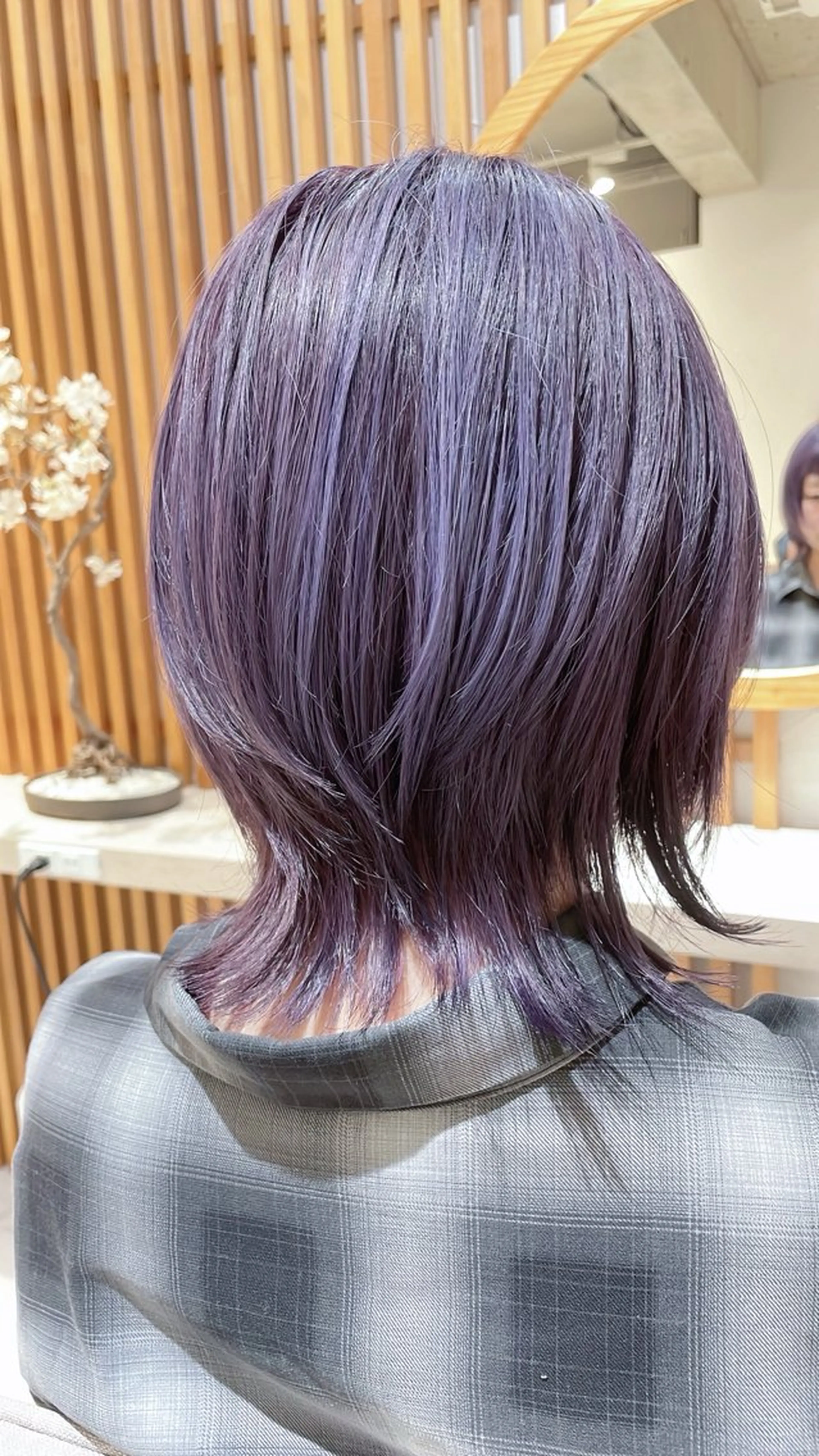 ミディアム カラー パープルカラー ヘアカラー Hitotose代表 中島和樹のヘアスタイル