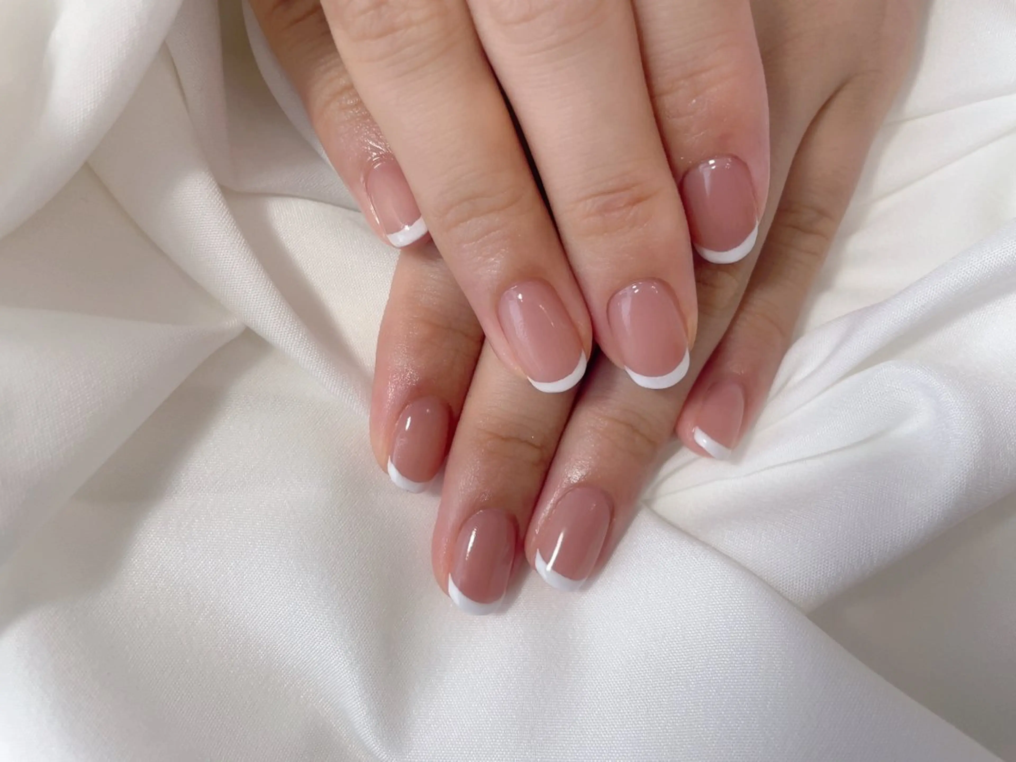 ネイル ジェルネイル 韓国ネイル ワンカラーネイル パラジェル ワンホンネイル A OIのネイルデザイン