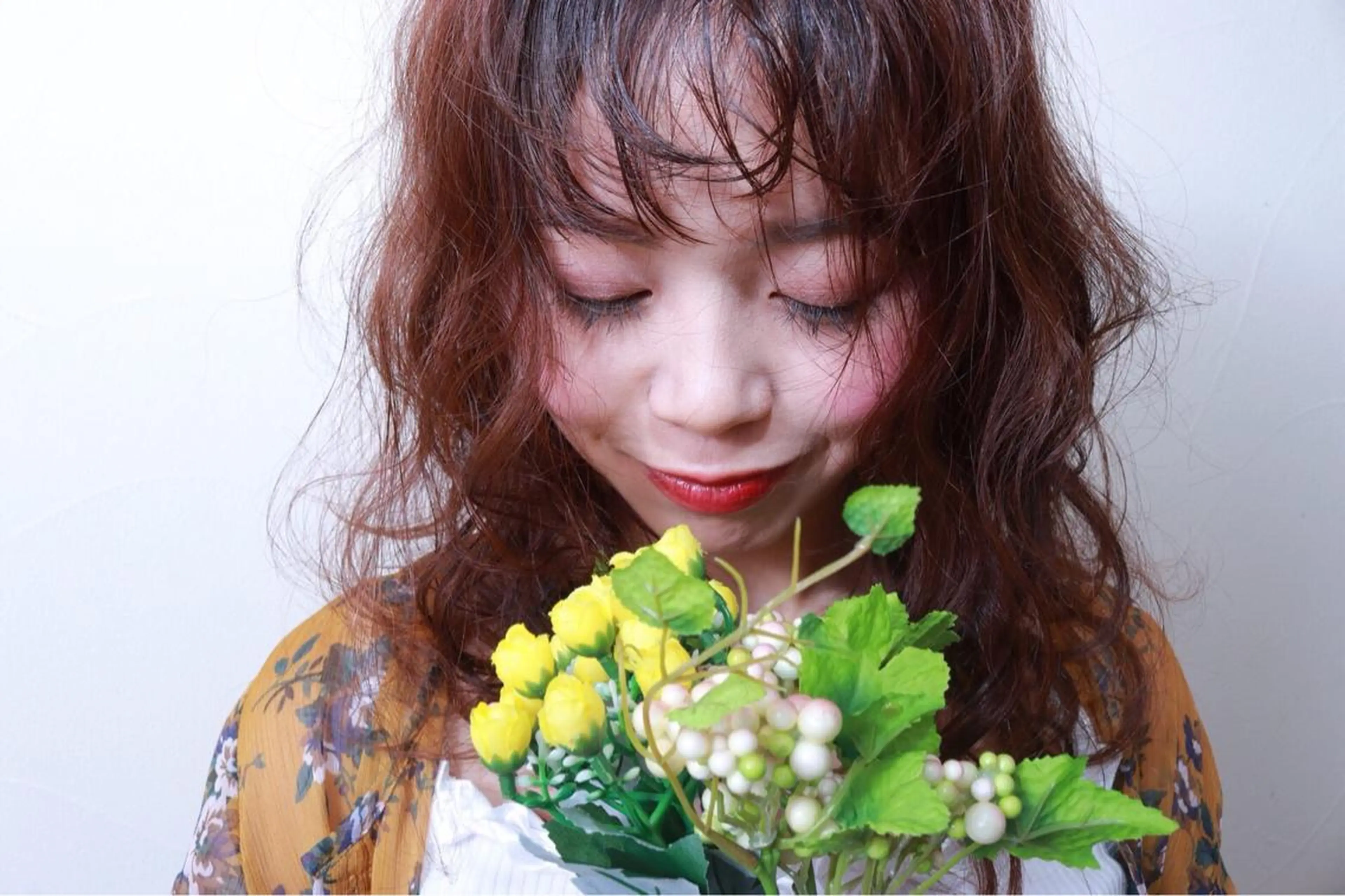 セミロング カラー パーマ G LUX(ジールクス)所属・清水 まなのマツエク・マツパデザイン