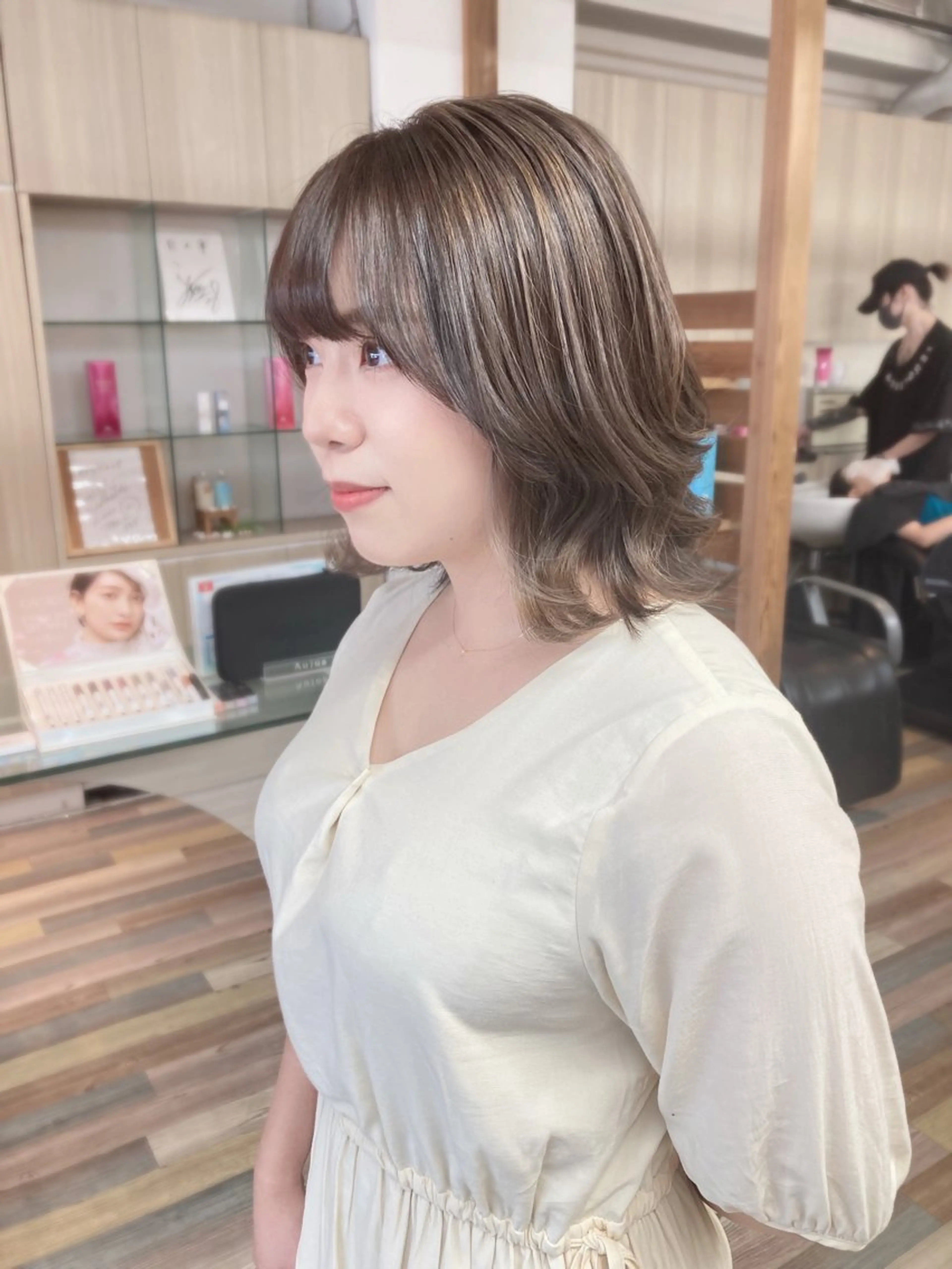 ミディアム カラー カット ヘアカラー トリートメント ヘアセット ✂️似合わせの魔術師 石田一樹✂️のヘアスタイル