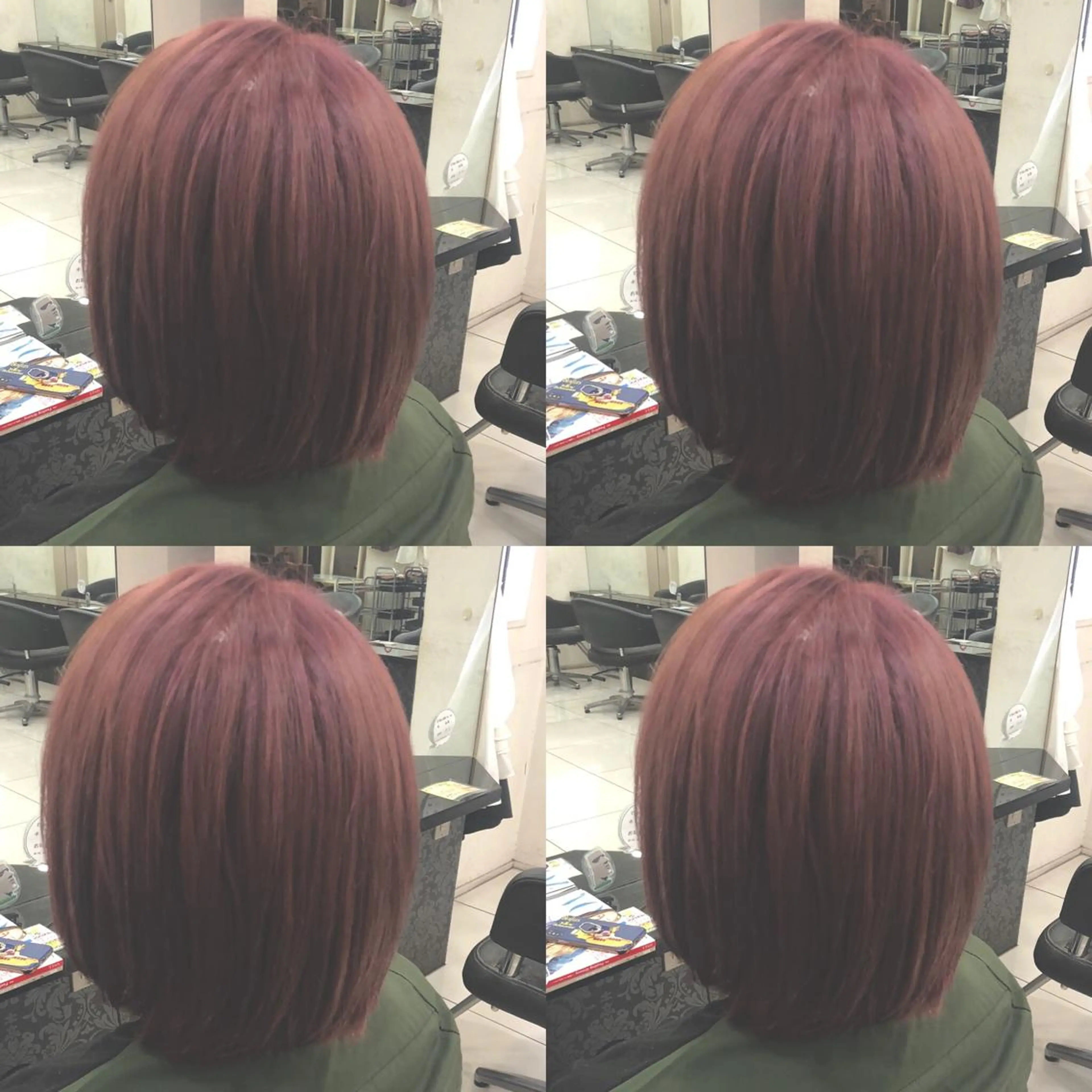 ショート カラー ブラウンカラー ピンクカラー ピンクブラウン 🌷MAYU 🌷のヘアスタイル