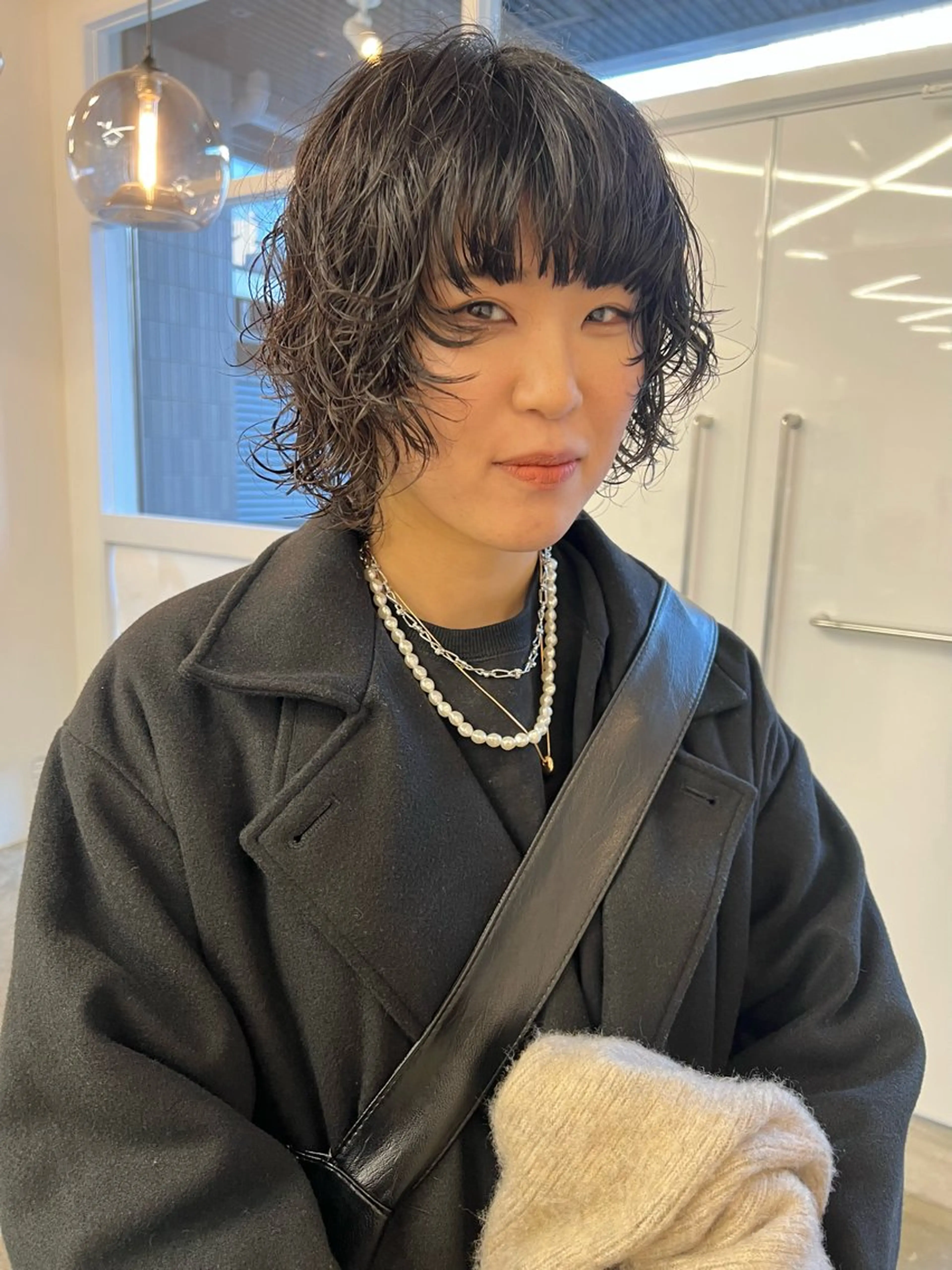 ミディアム カット パーマ 近藤 千裕のヘアスタイル