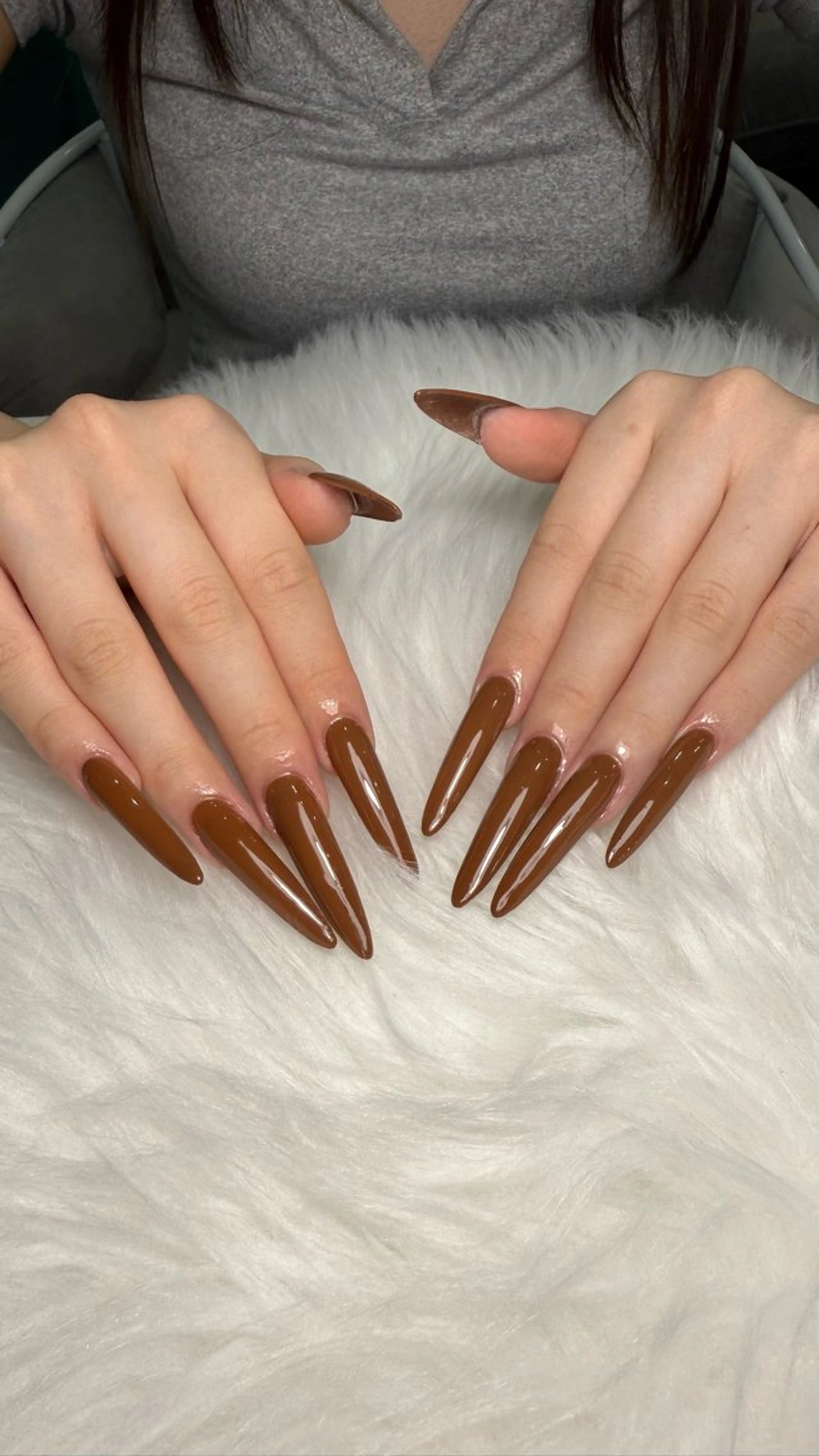 【HAND】チップ長さだし☆ワンカラーの写真