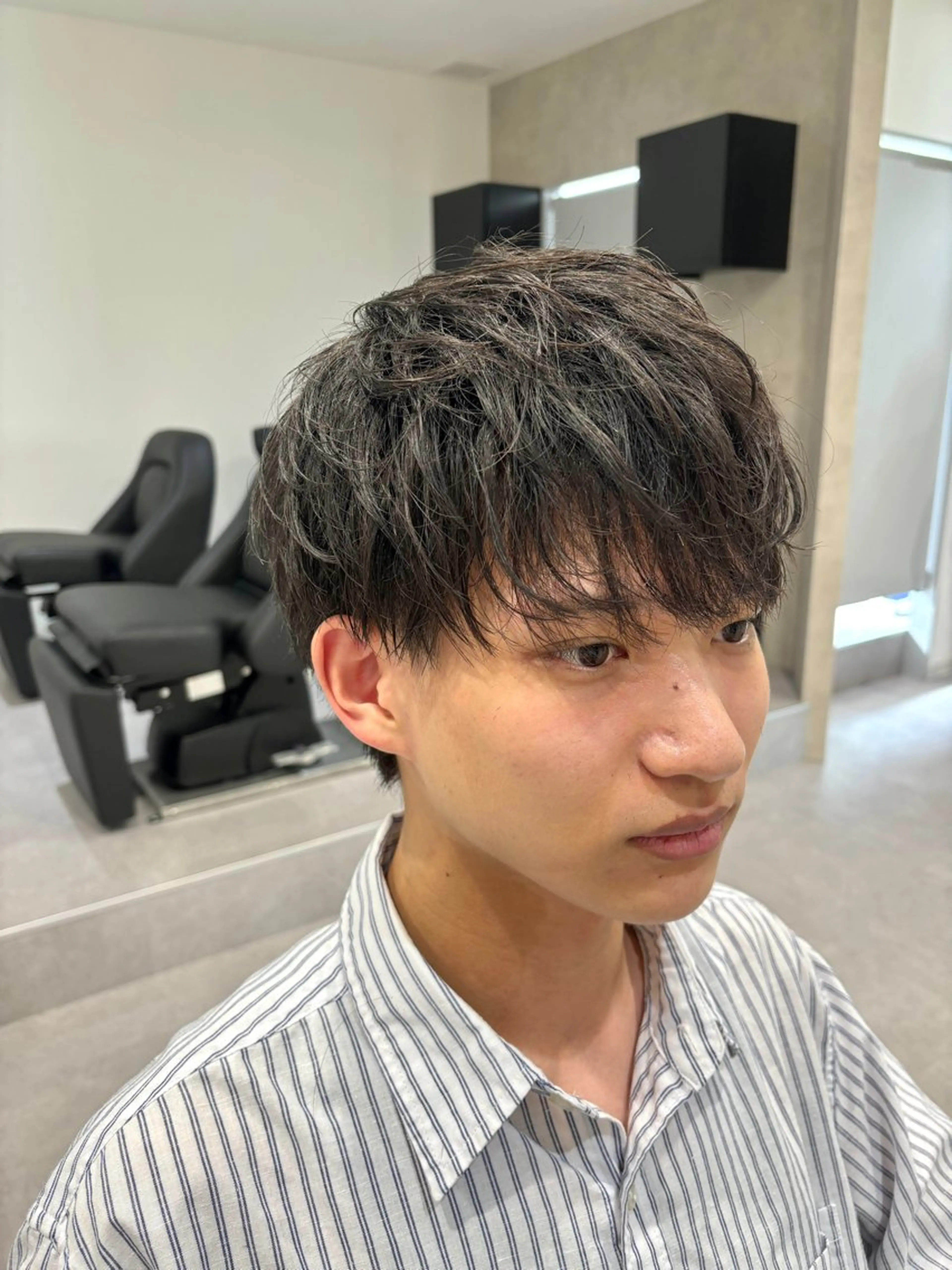 ショート メンズ 淺野 夕都のヘアスタイル