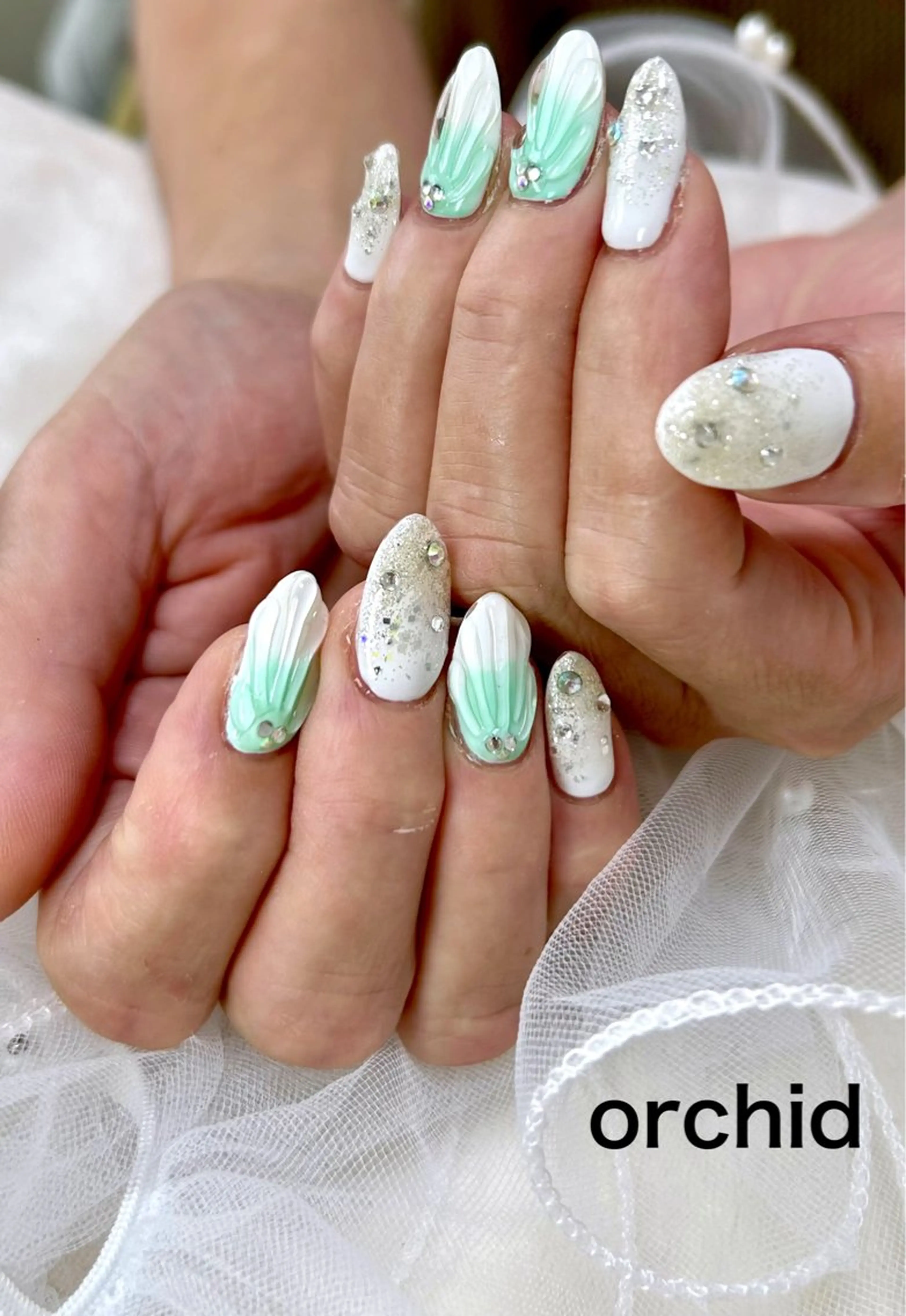 ネイル orchid ♡オーキッドのネイルデザイン