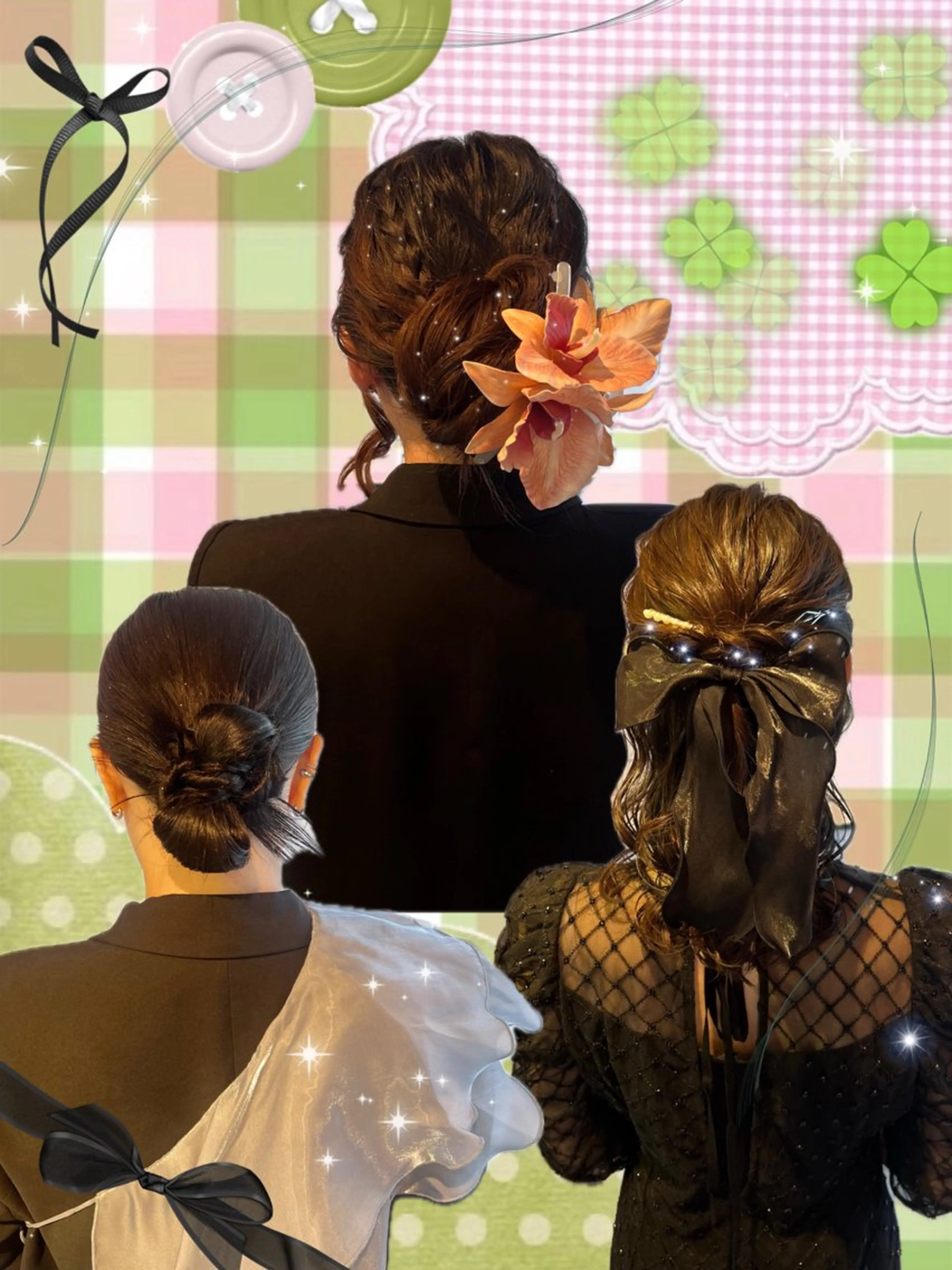 ヘアアレンジ ヘアセット 個性的カラー ☆≡ねねのヘアスタイル