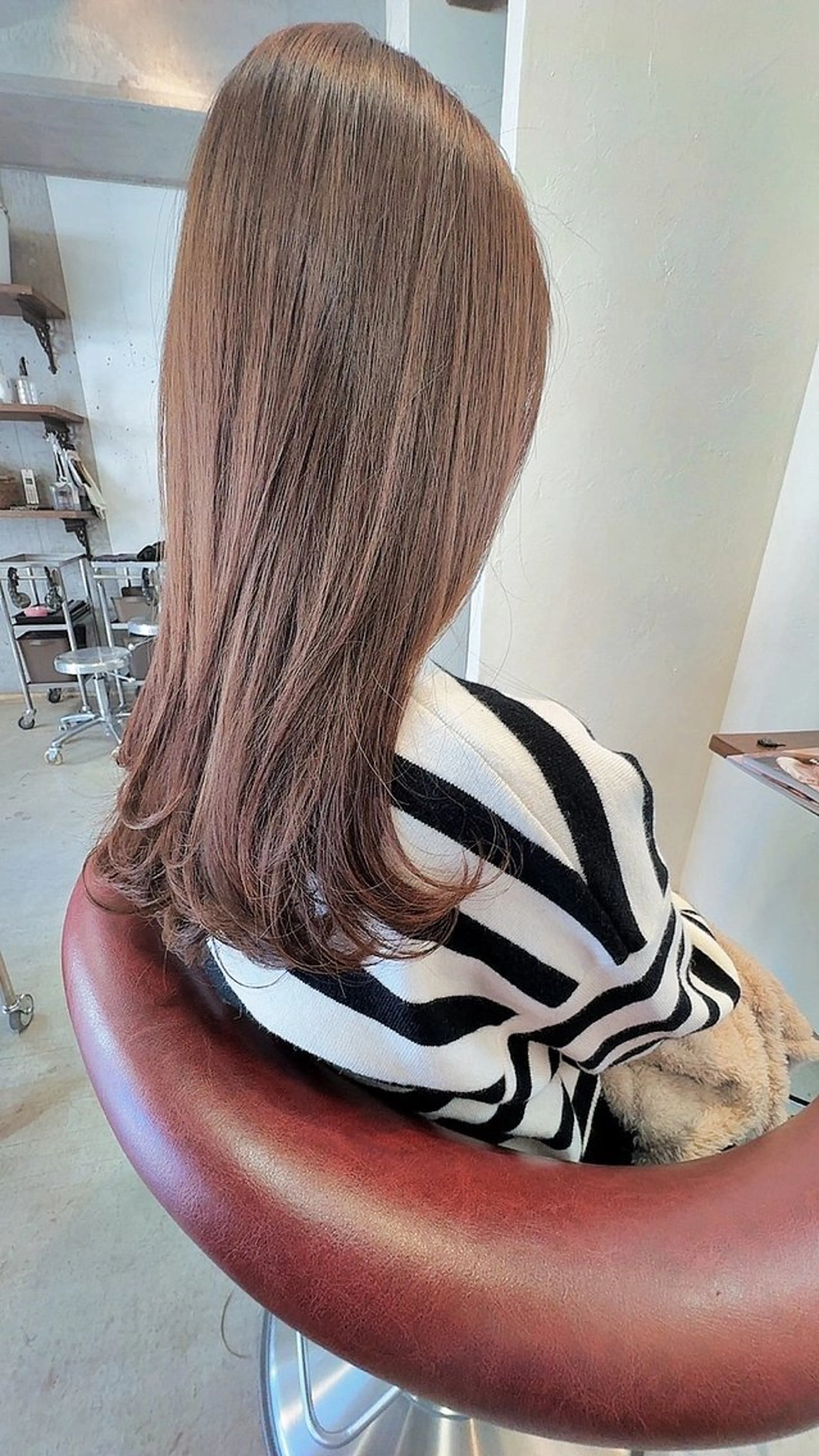 セミロング カラー パーマ オーナースタイリスト 佐藤のヘアスタイル