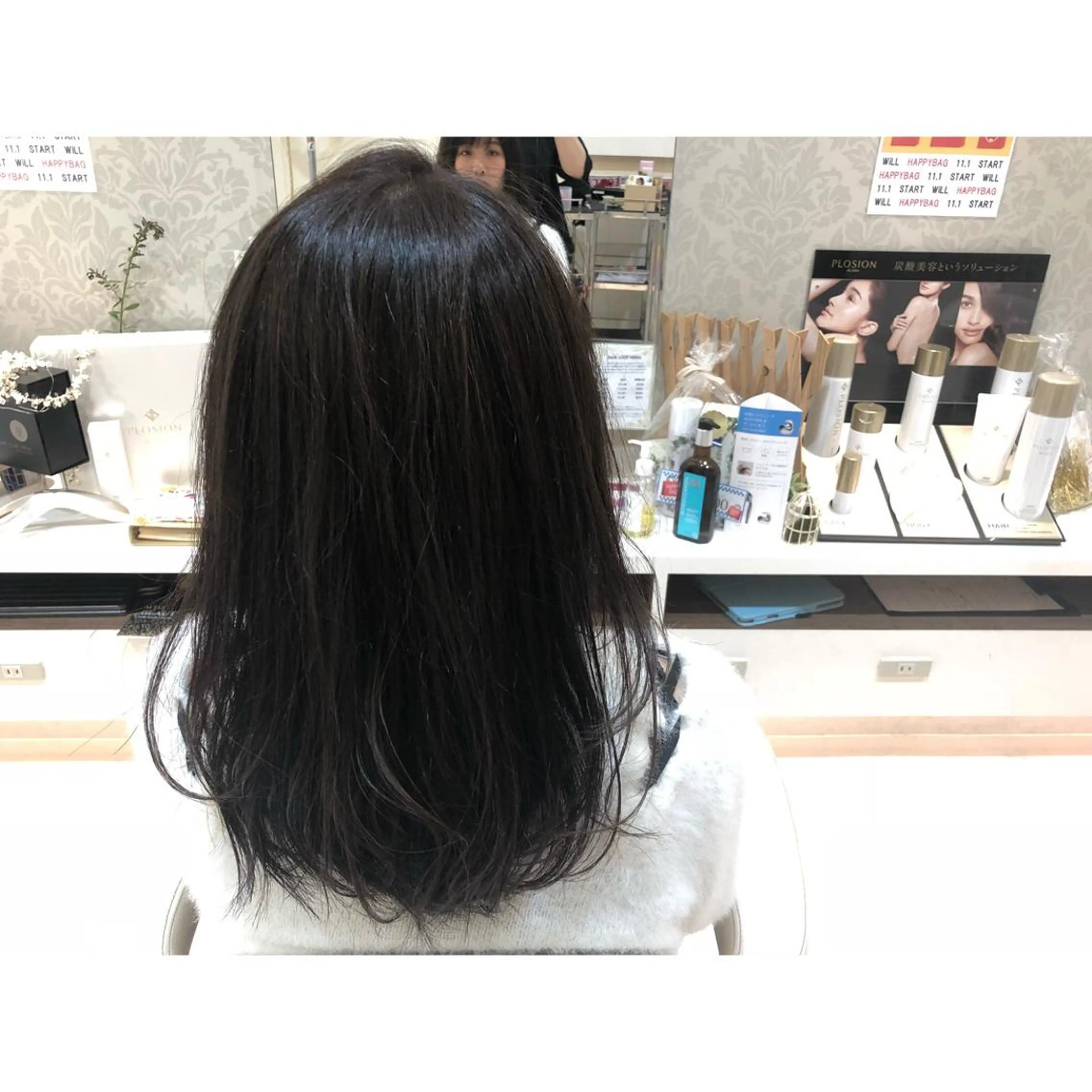 セミロング 池村美月 @透明感カラーのヘアスタイル