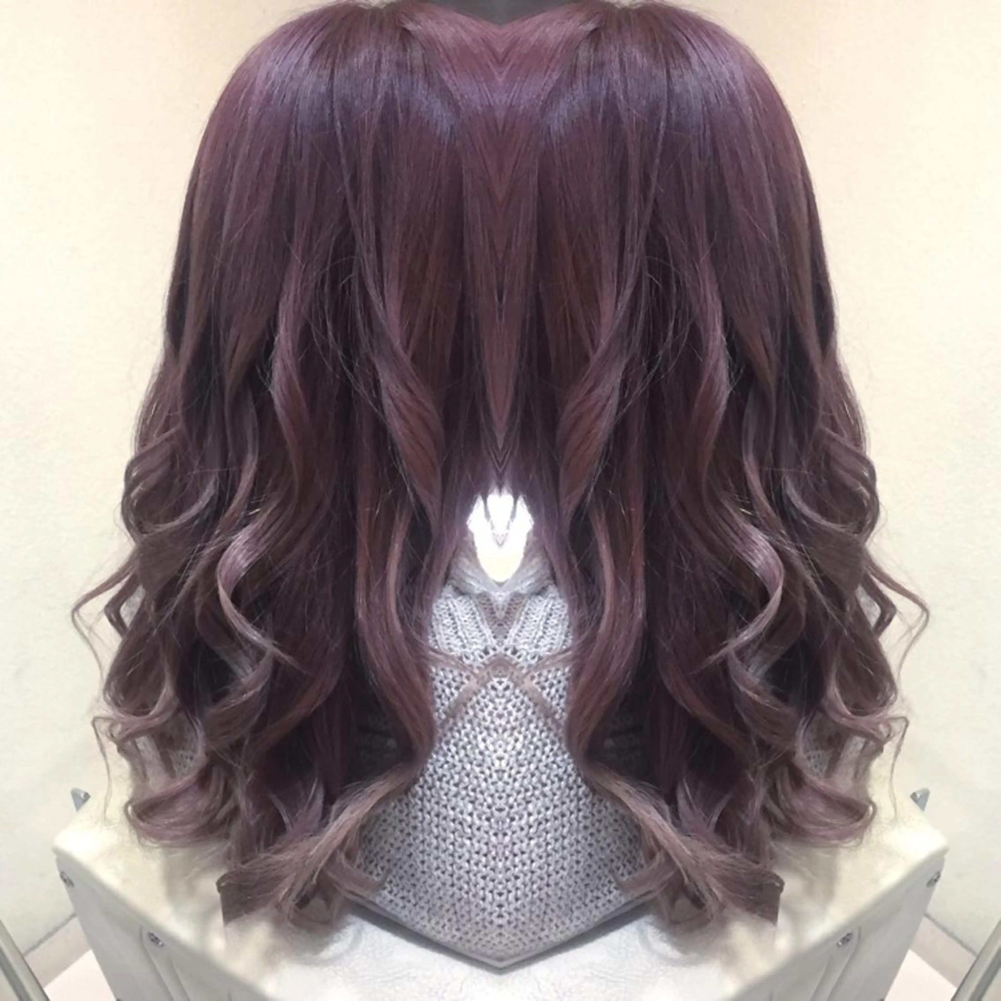 セミロング カラー グラデーションカラー 髪質改善特化サロン ICONIQ天神店のヘアスタイル