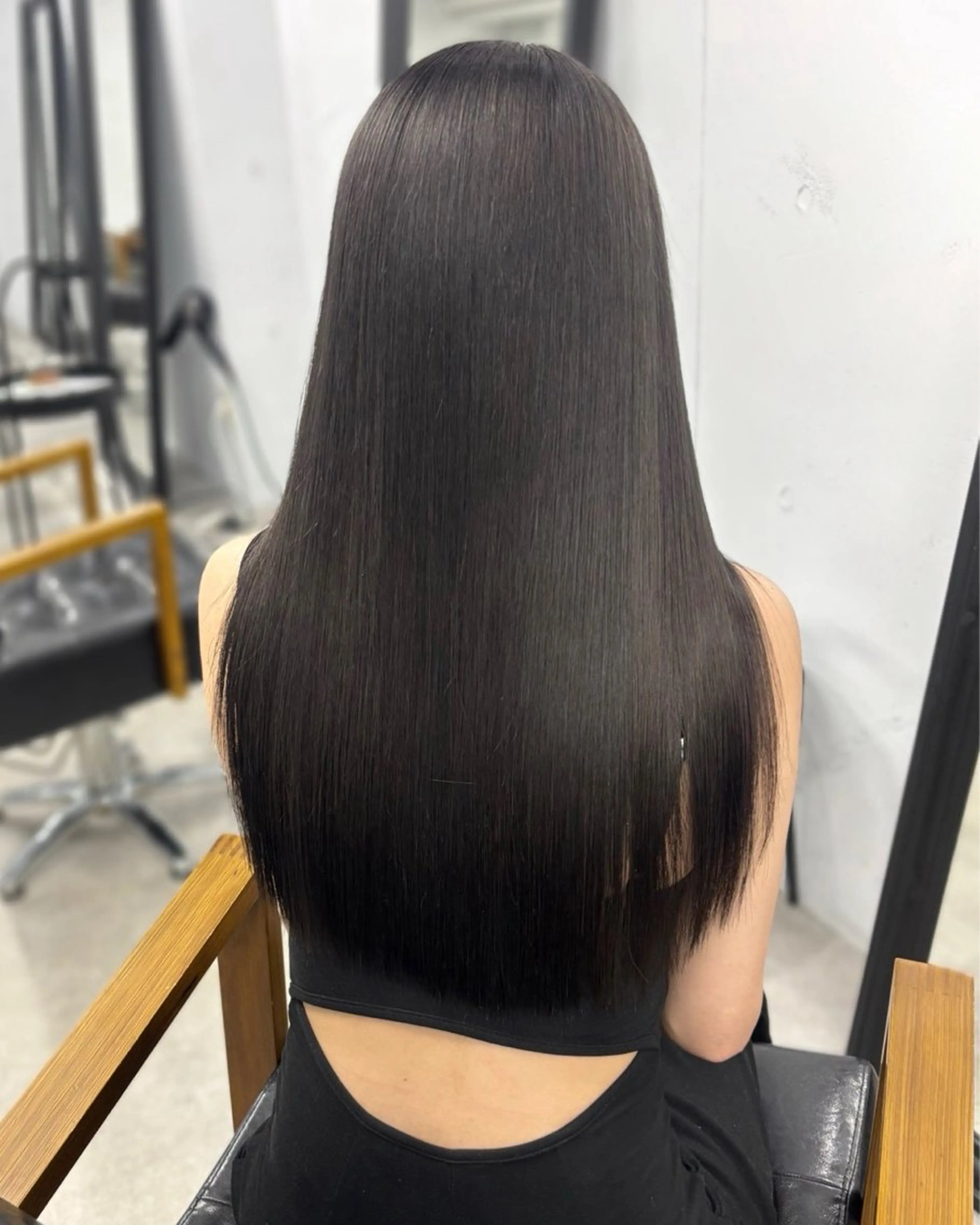 ロング 縮毛矯正 darts所属・✴︎栗山 緋時✴︎のヘアスタイル