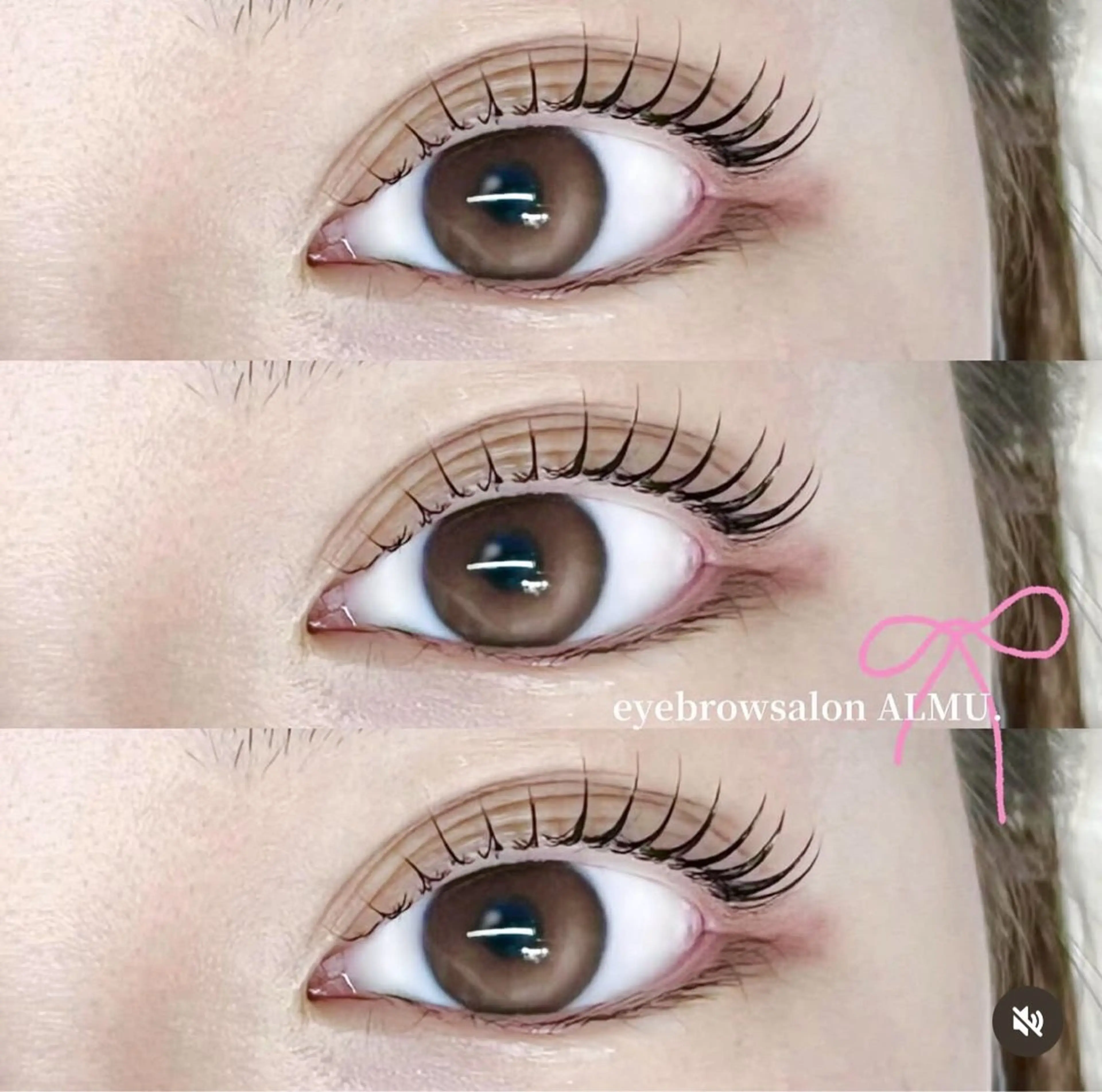 マツエク・マツパ パリジェンヌラッシュリフト まつげパーマ 一重×まつ毛パーマ 眉毛とまつ毛の専門店 ALMU.【アルム】所属・眉毛とまつ毛の専門店 ALMU. しゅりの眉毛・アイブロウイメージ