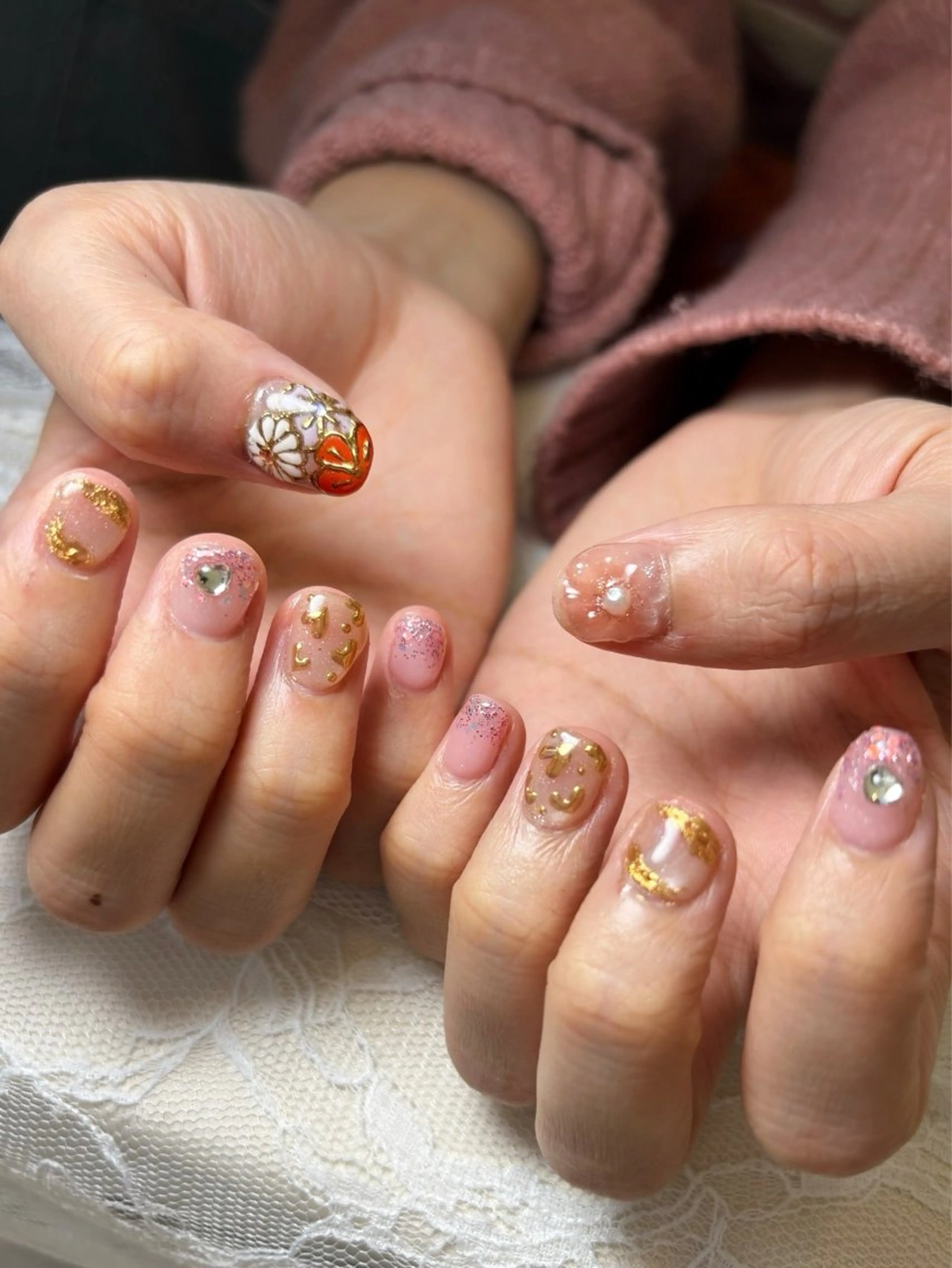 ネイル 成人式 Ruri Airiのネイルデザイン