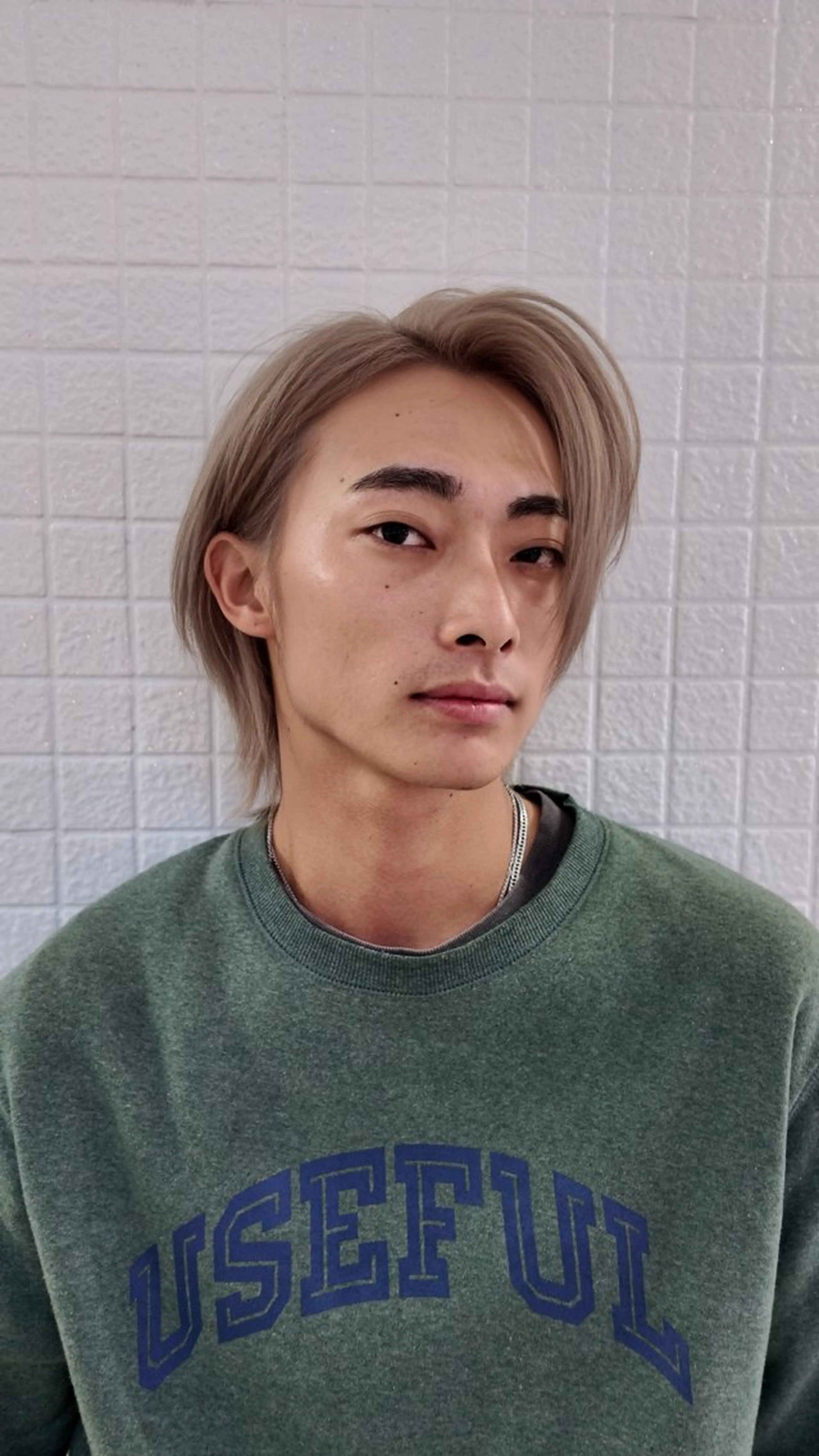 ショート ヘアカラー トリートメント 透明感カラー💙 髪質改善✨タイガ✨のヘアスタイル