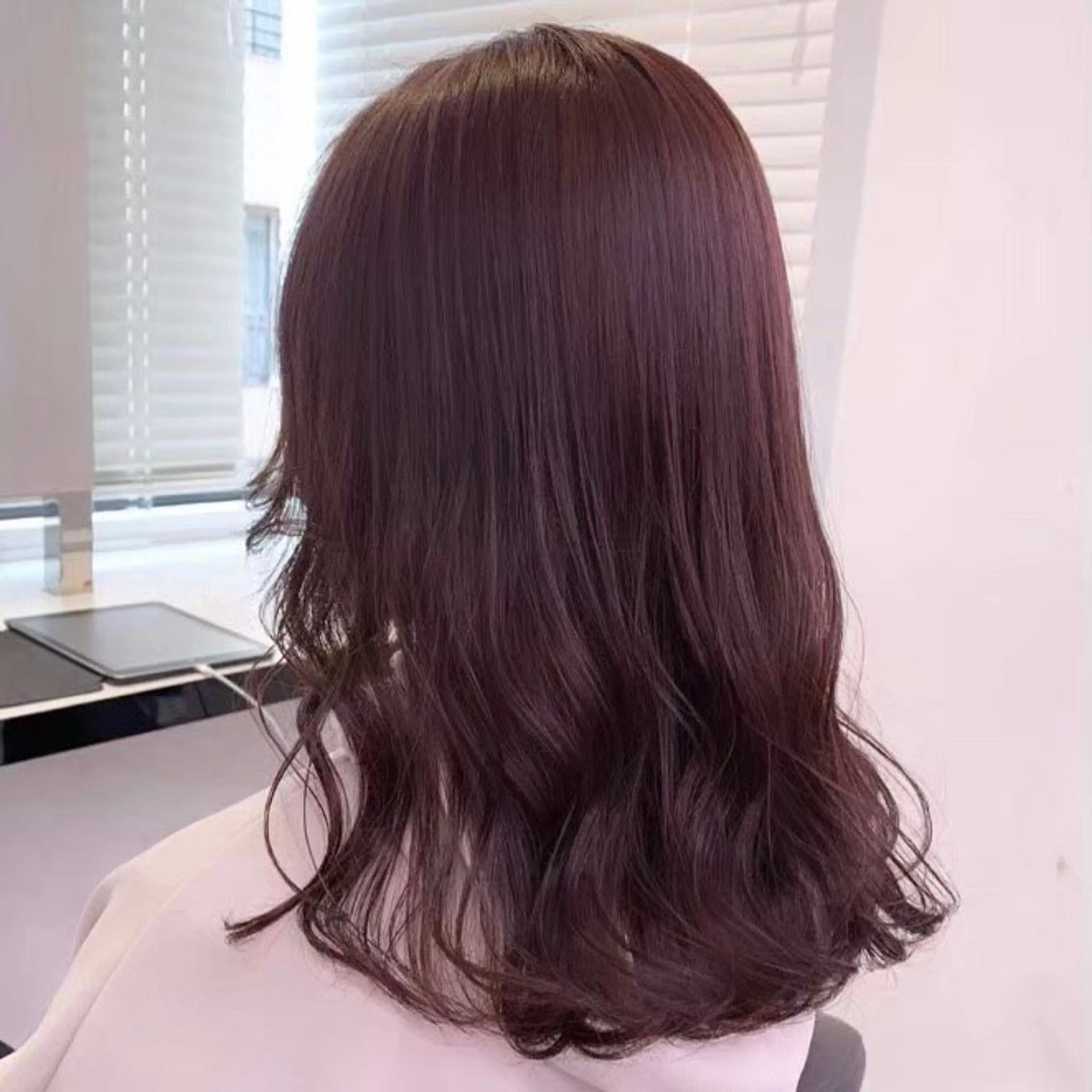 ミディアム カラー ブリーチ ダブルカラー ブリーチなしカラー ガーリーstyle ❤︎misaki🏹のヘアスタイル