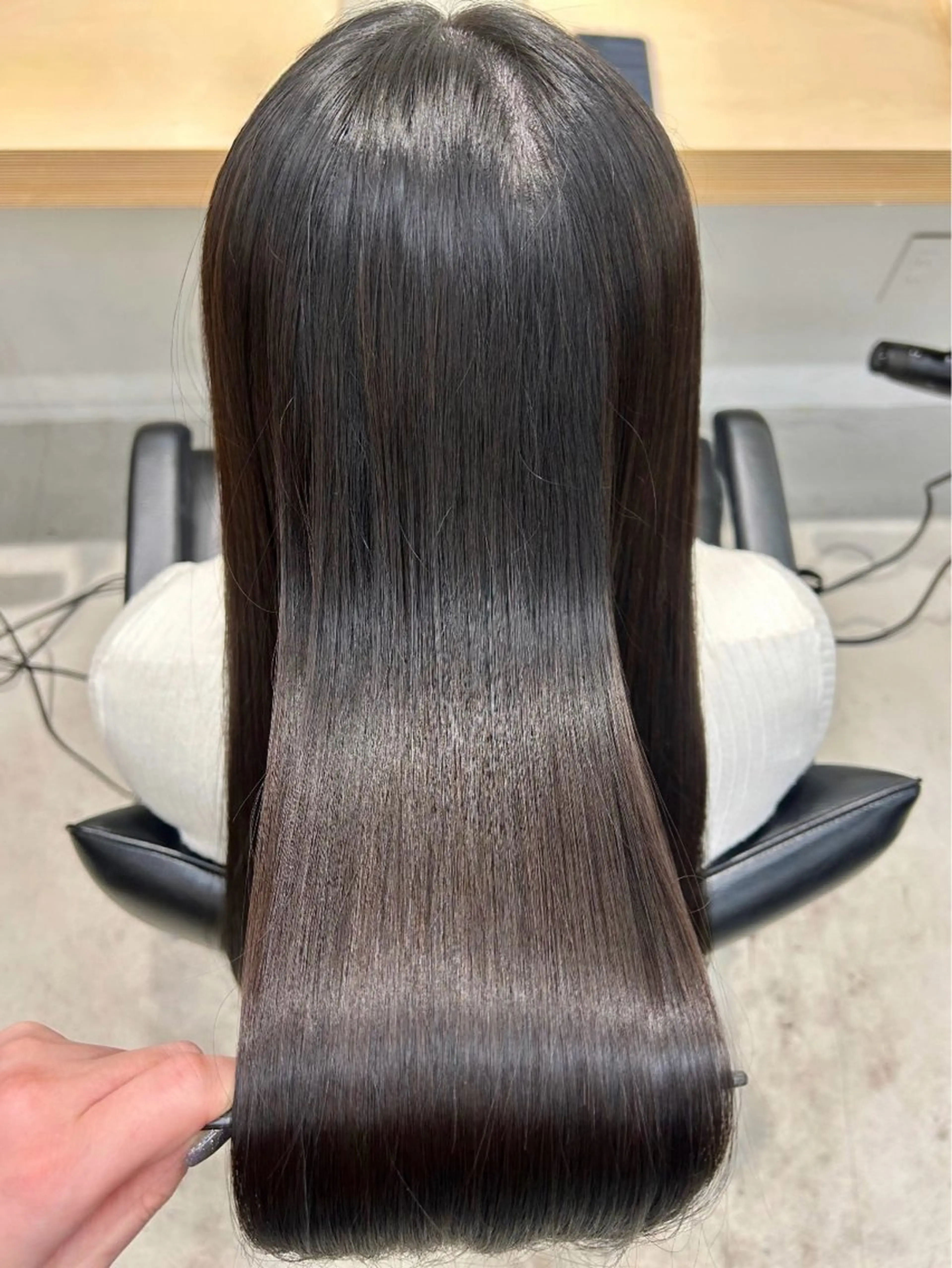 ロング カット 縮毛矯正 トリートメント mari 🦋のヘアスタイル