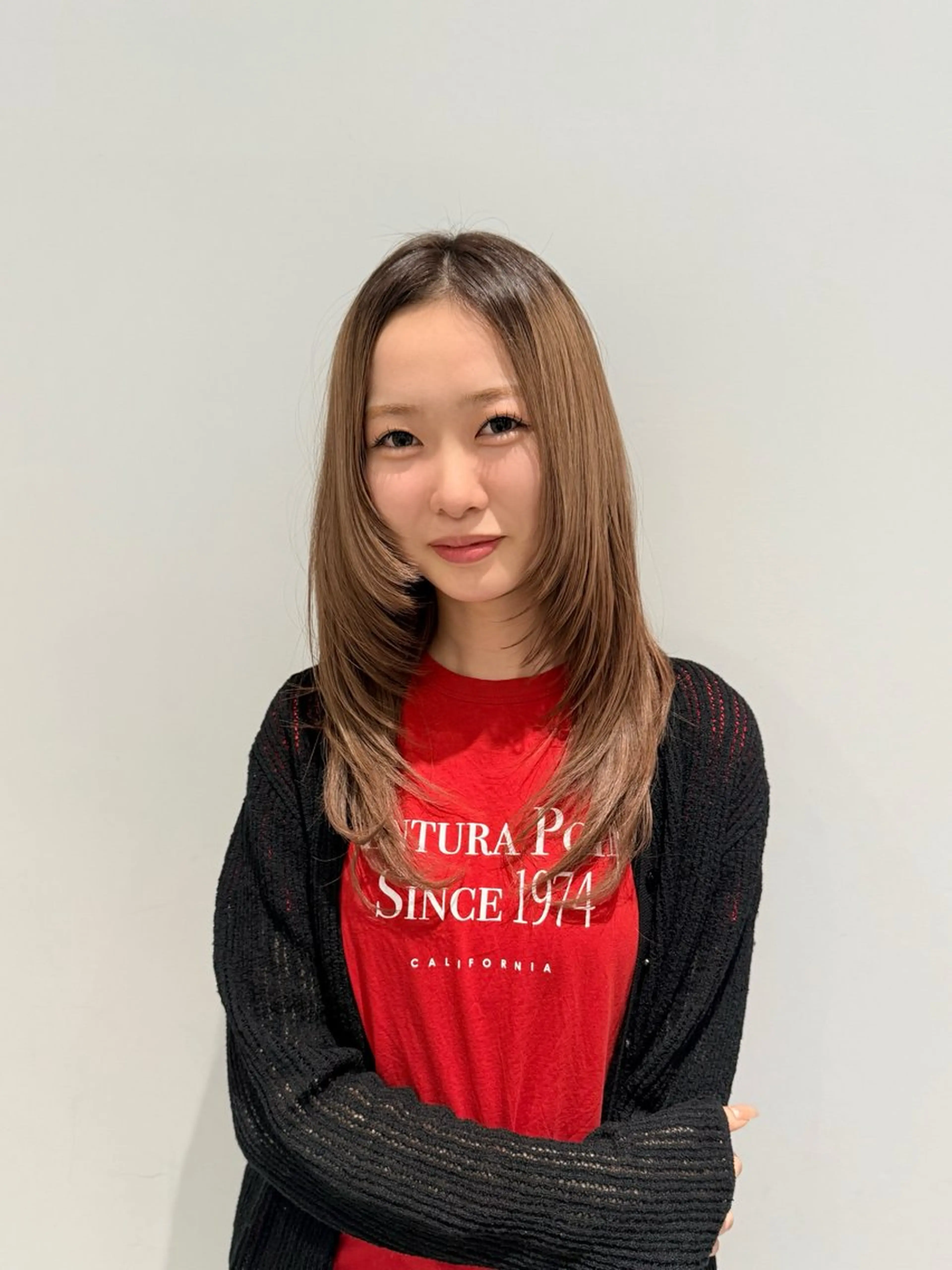 ロング 野田 来瑠美のヘアスタイル