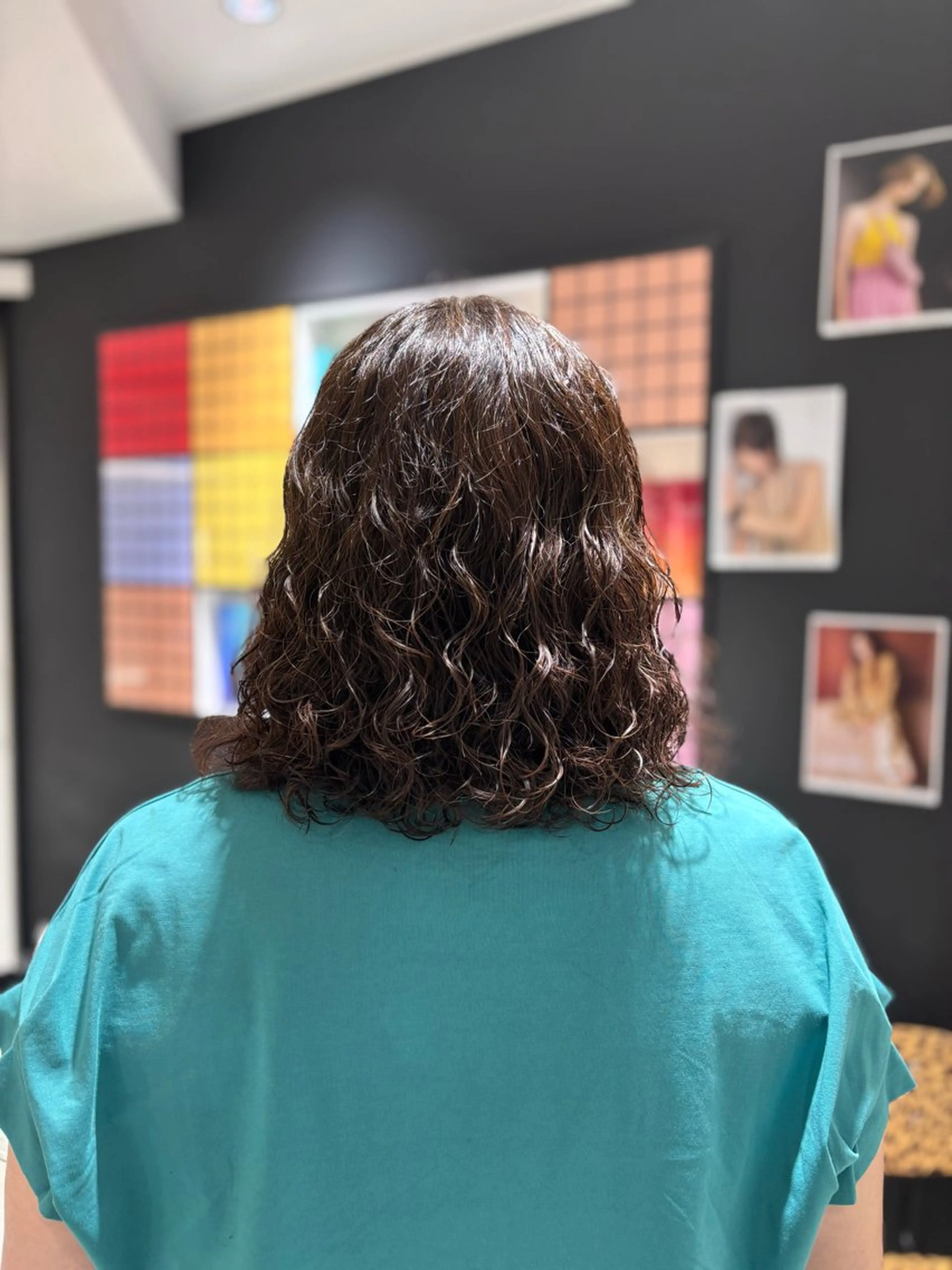 セミロング パーマ 菅原 佑月のヘアスタイル