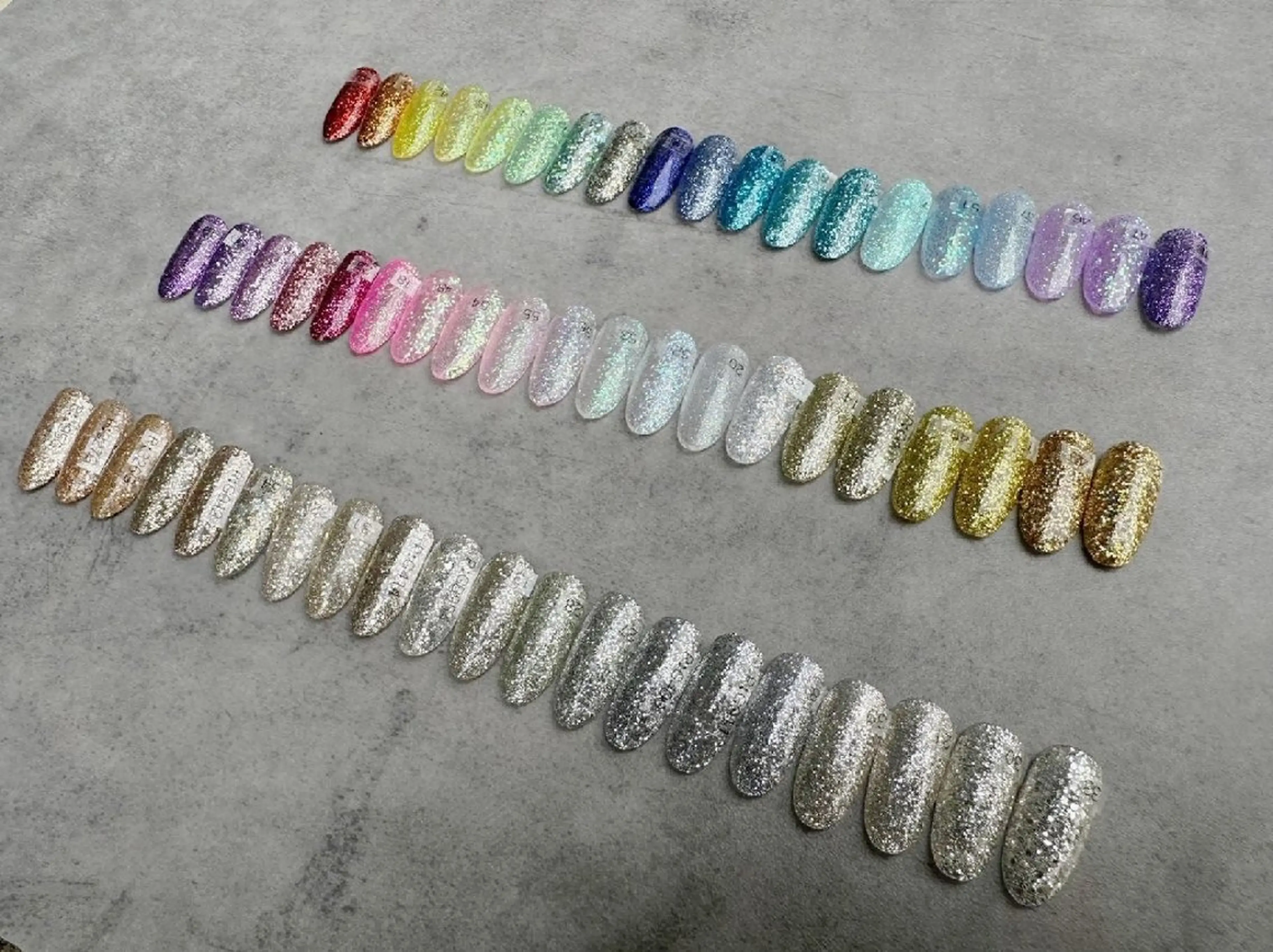 🌻ラメグラデーション（オフ込み）の写真