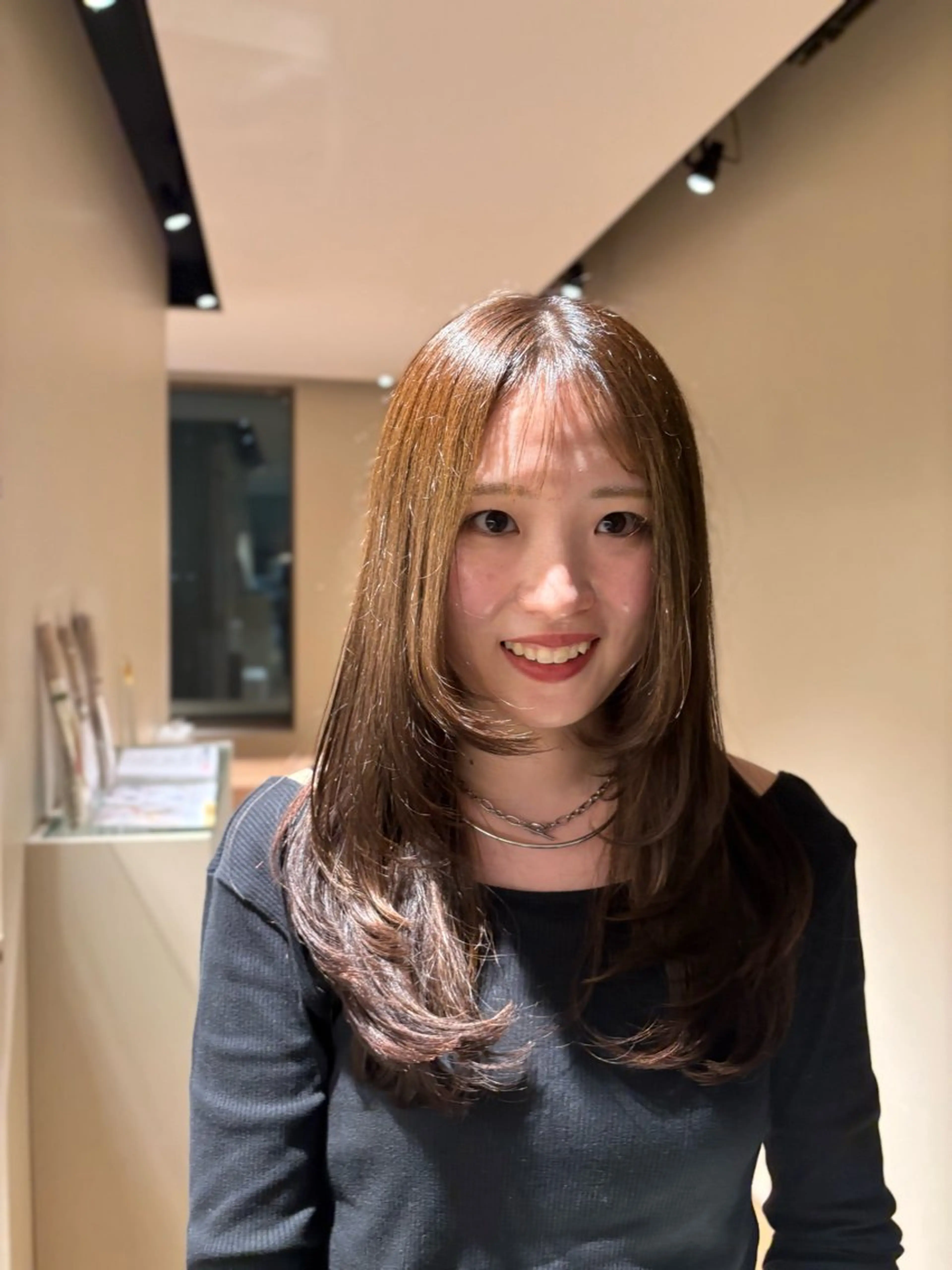セミロング 北尾 斗唯のヘアスタイル