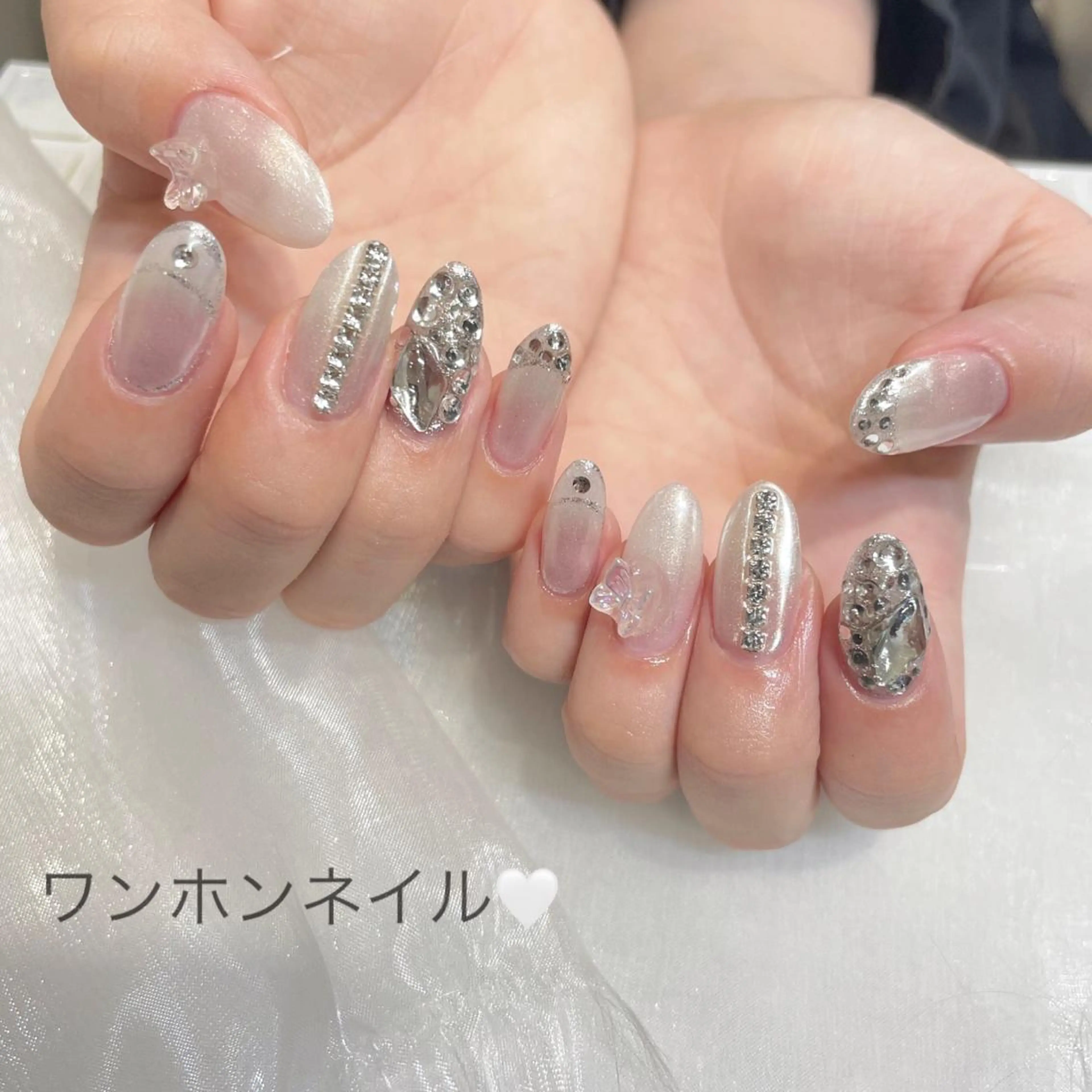 ❤︎【オフ無】＊10本長さ出し込み！爪へのダメージレスで作るシンプルジェルネイル(designプラスは+1000円​〜​)の写真