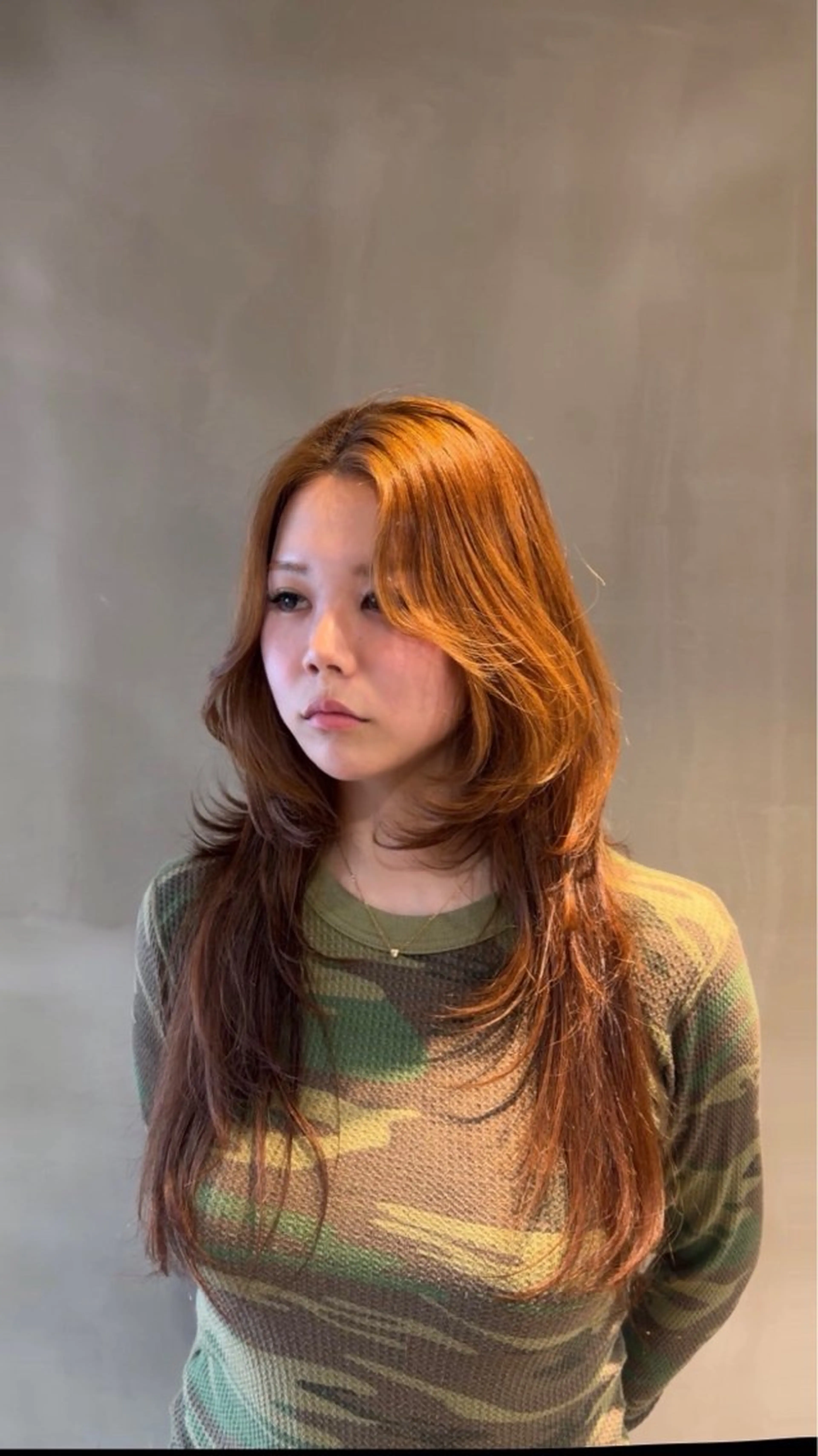 ロング カット aimu/レイヤー/ カラー/髪質改善のヘアスタイル