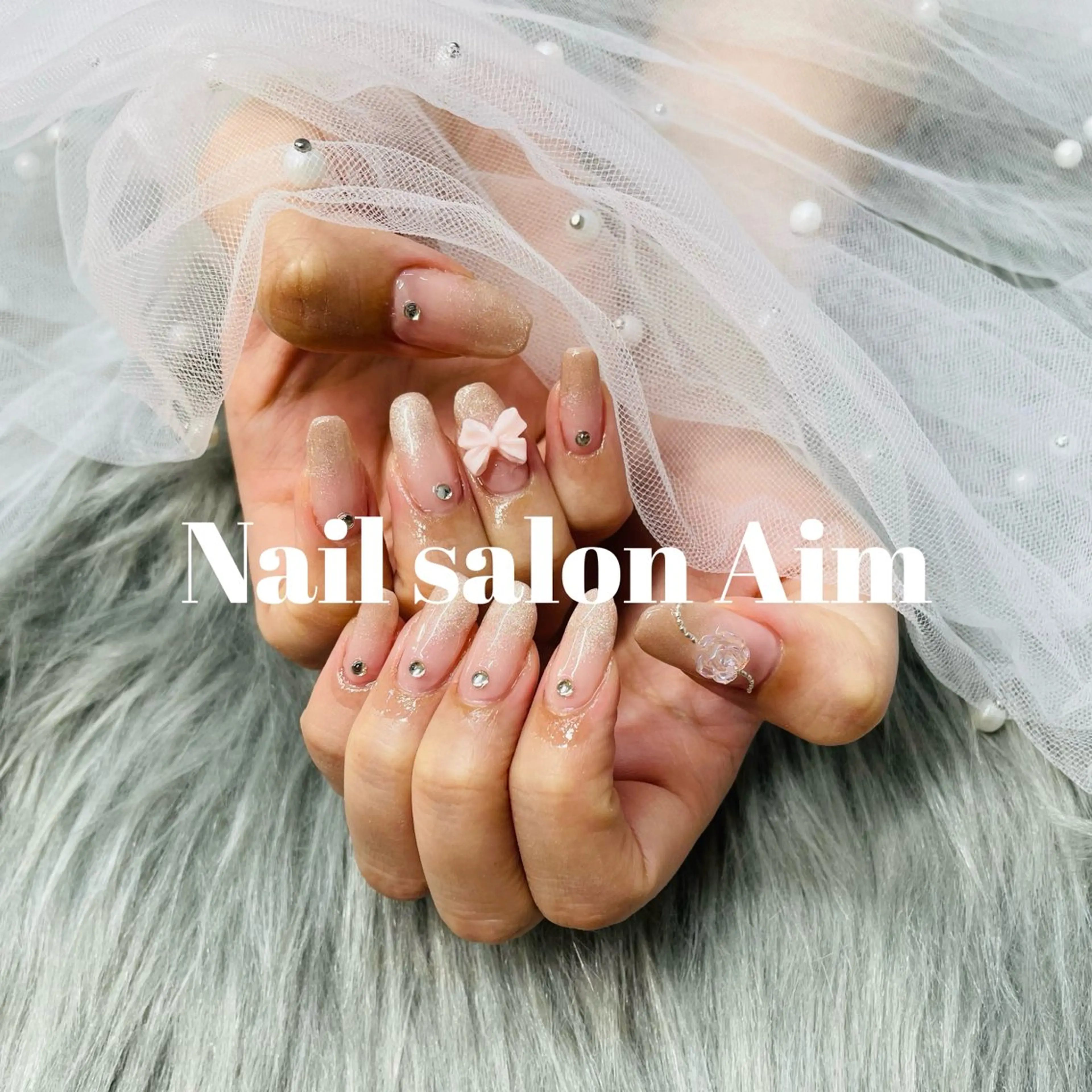 ネイル ハンドネイル ネイルサロンAim河原町[ヘアセット　ヘアエクステ　着付　専門店]所属・Aim🌿 kanaのネイルデザイン