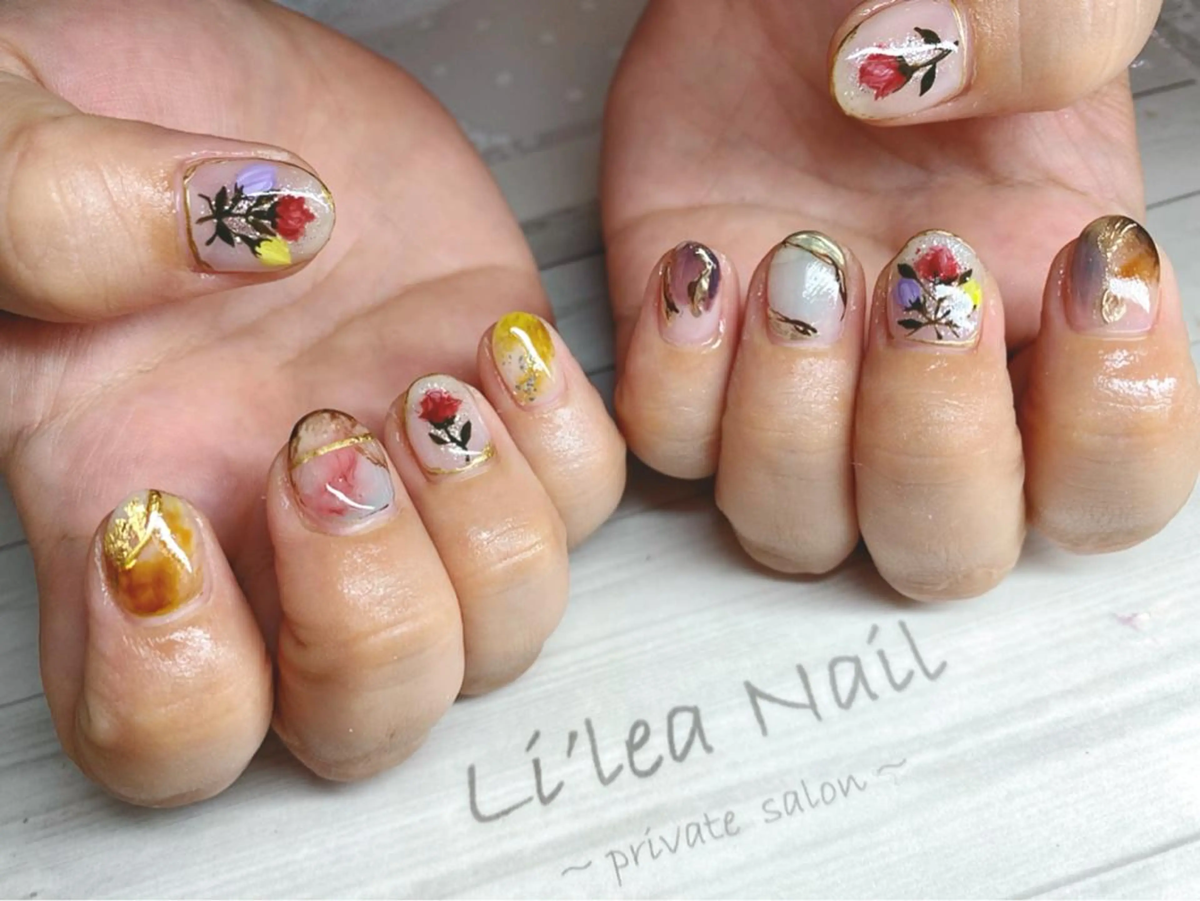 ネイル Li'leaNail AINAのネイルデザイン