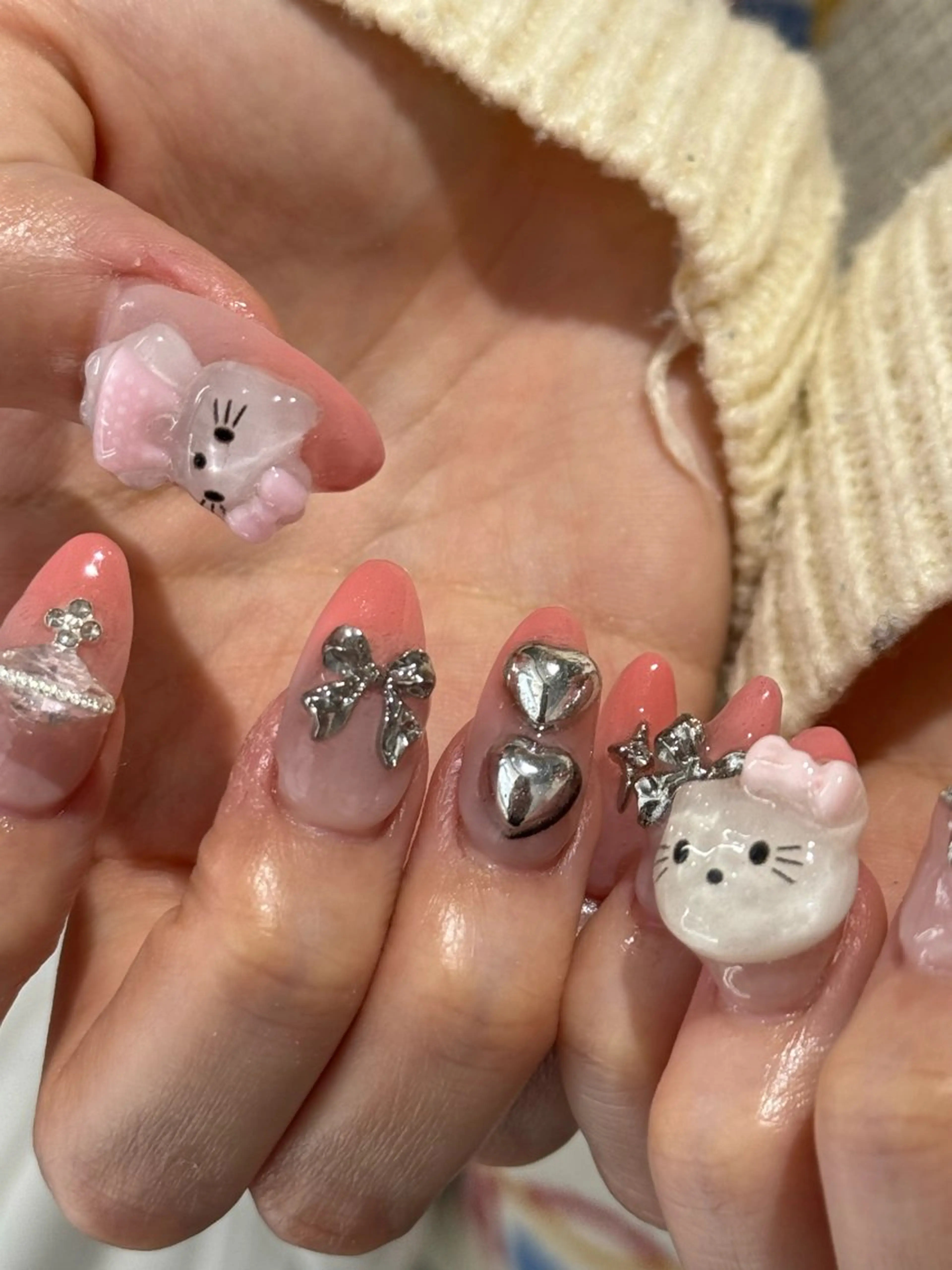 ネイル 個性派／中韓ネイル SAKURAのネイルデザイン